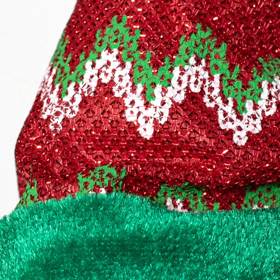 16" Holiday Elf Door Hanger: Red