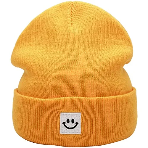 55cube Yellow Beanie Hat