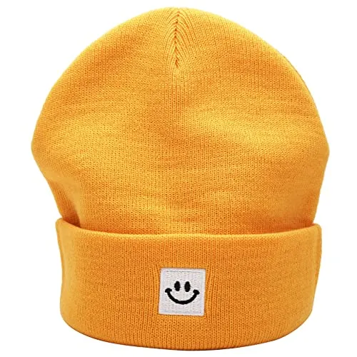 55cube Yellow Beanie Hat