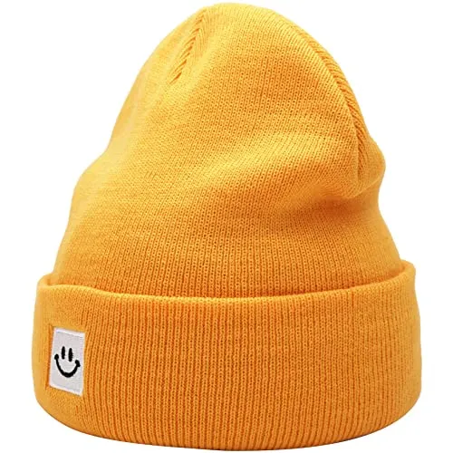 55cube Yellow Beanie Hat
