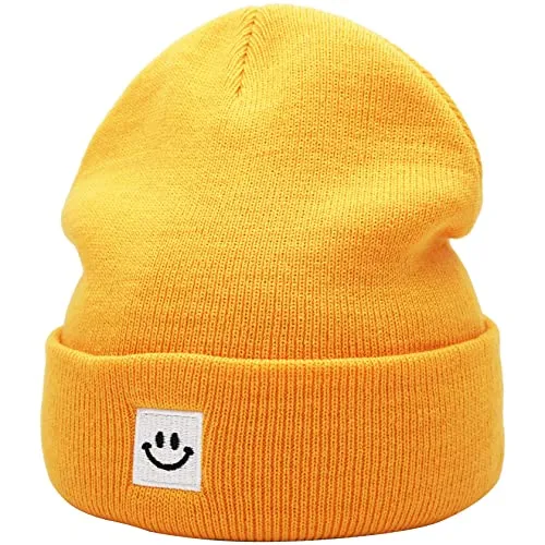 55cube Yellow Beanie Hat