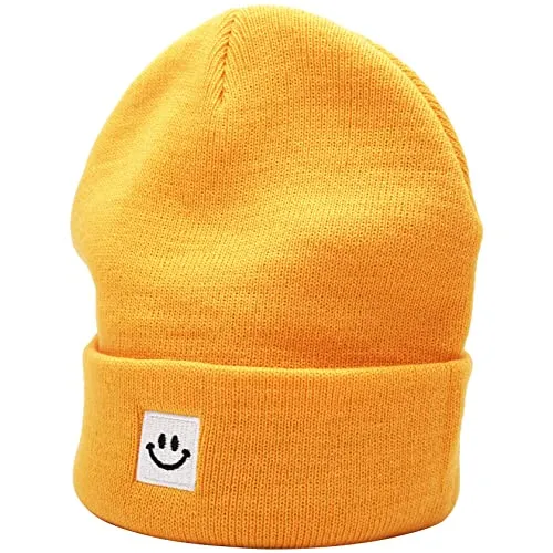 55cube Yellow Beanie Hat