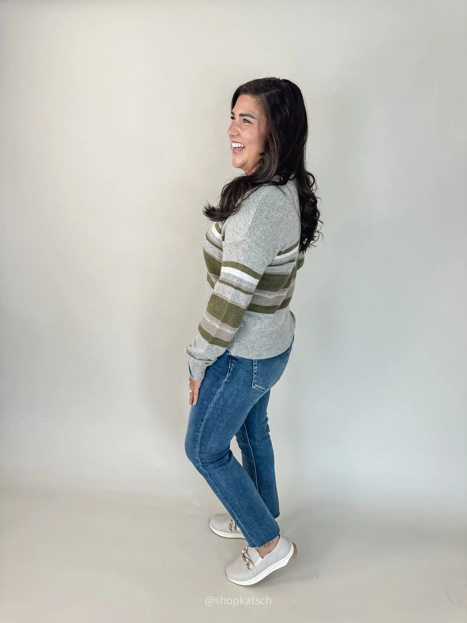 Aaliyah Striped Sweater