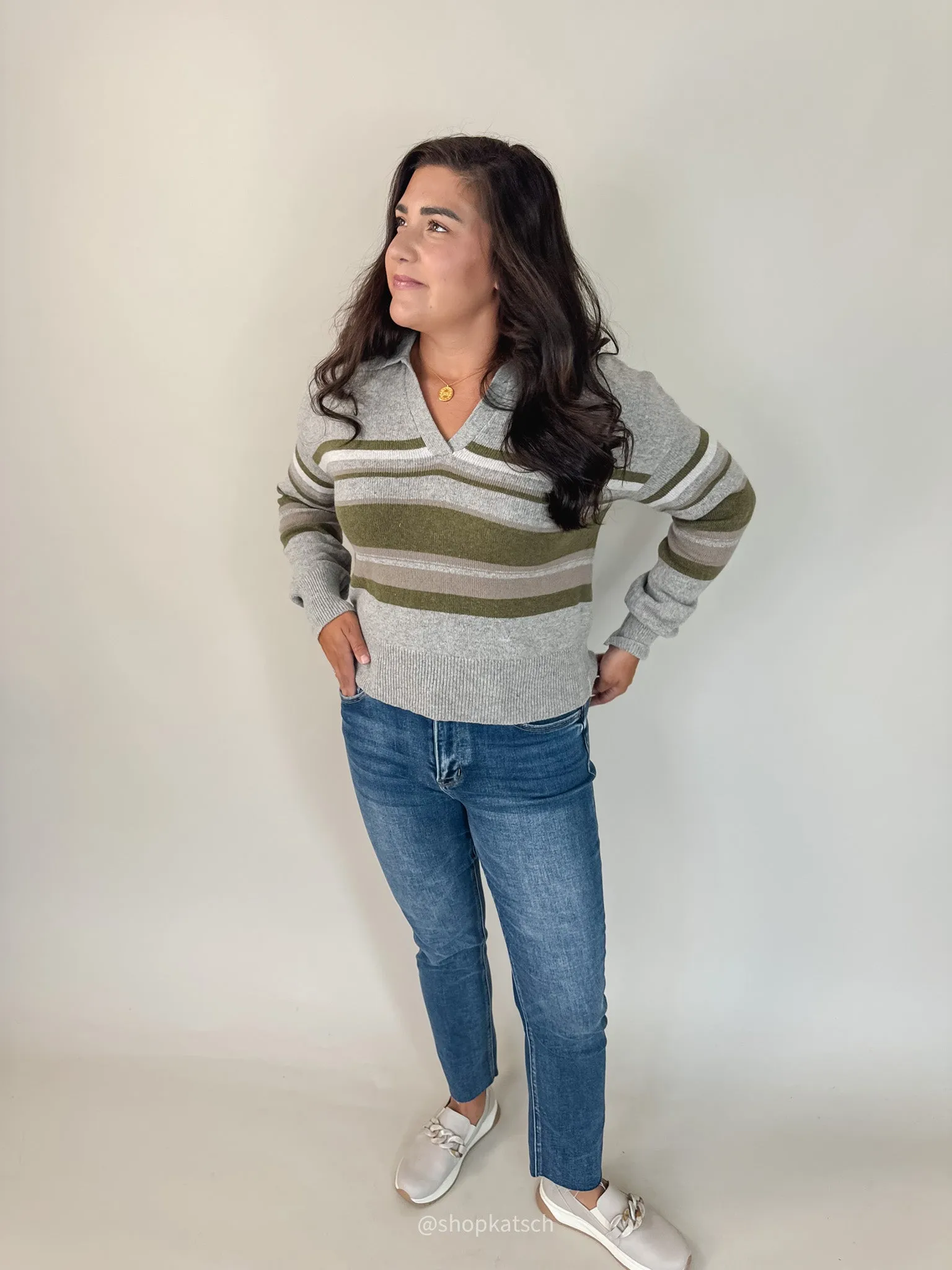 Aaliyah Striped Sweater