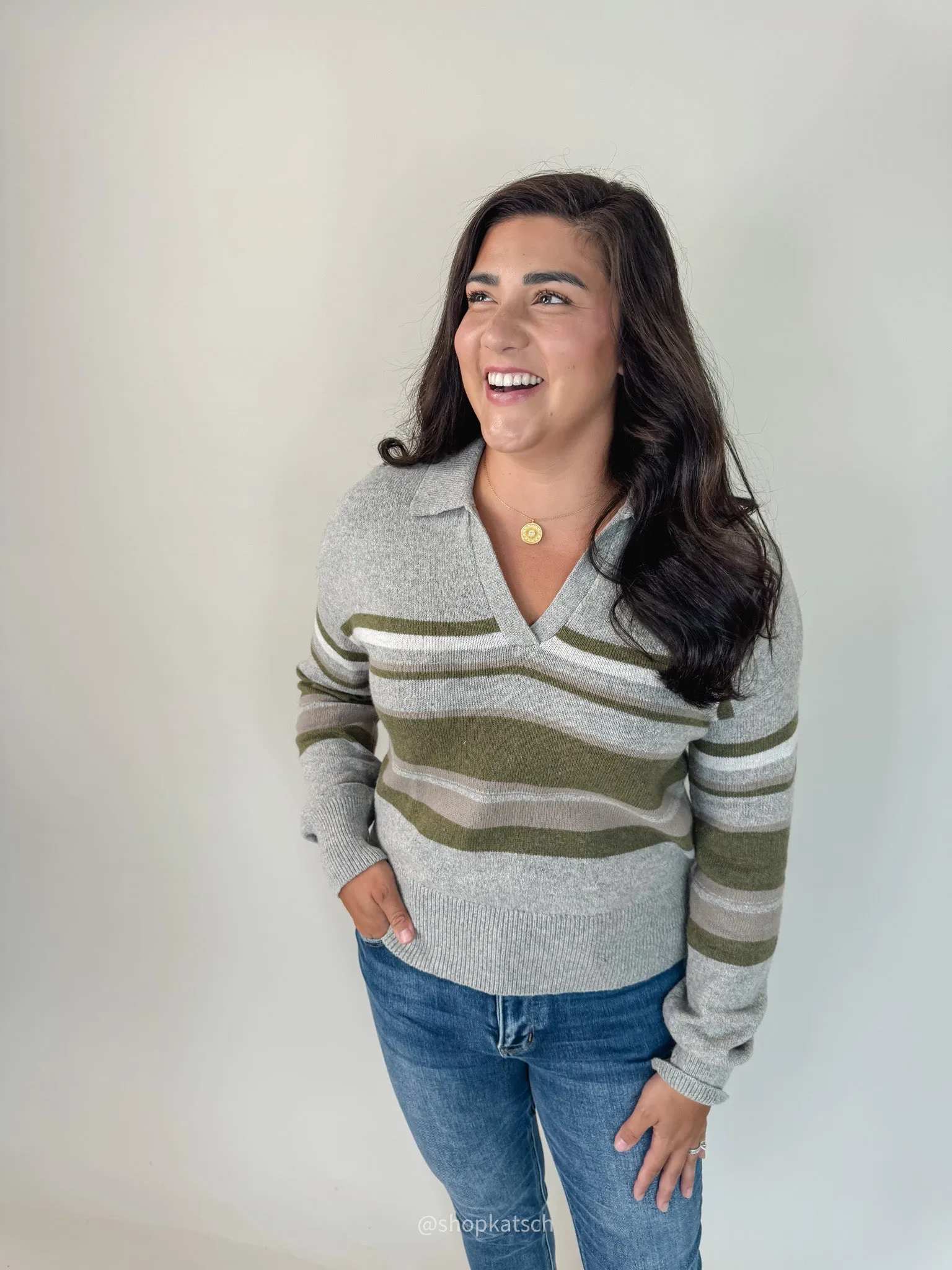 Aaliyah Striped Sweater