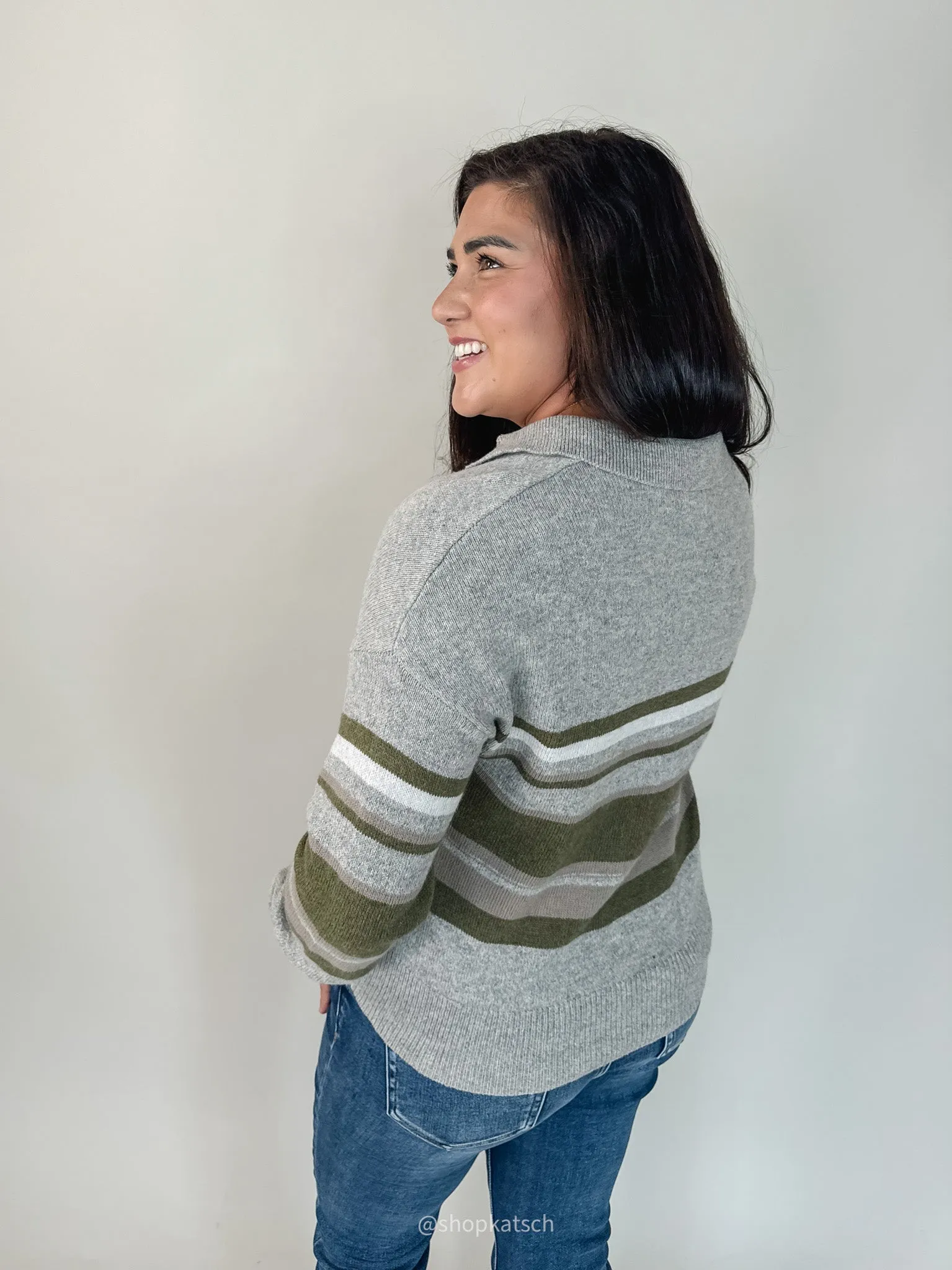 Aaliyah Striped Sweater