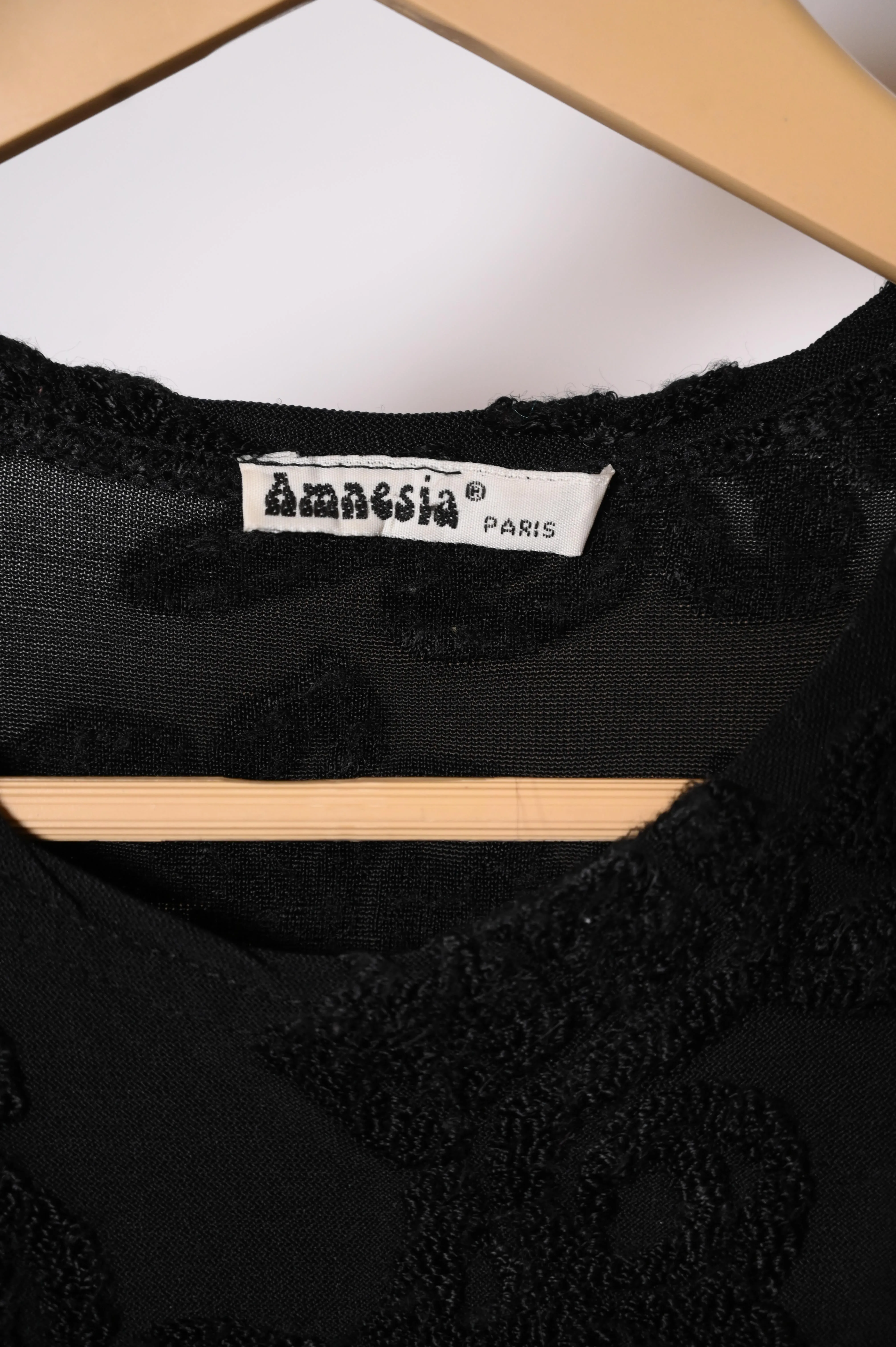 Amnesia Black Bodycon Dress - Small