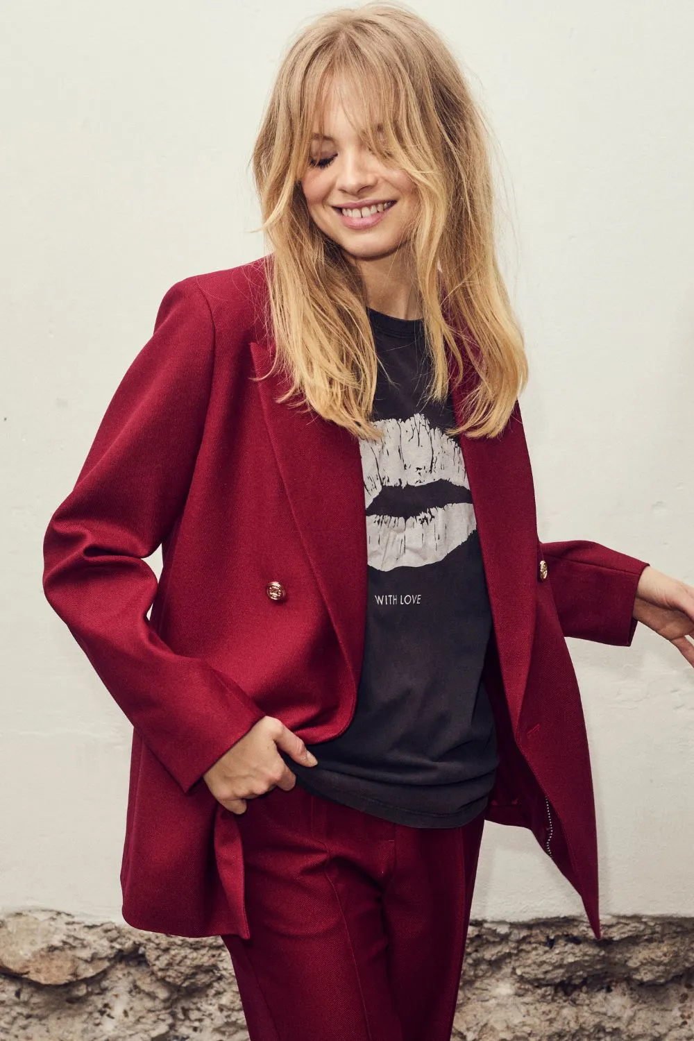 Aniston Uniform Blazer 30234 | Heart | Blazer fra Co'couture