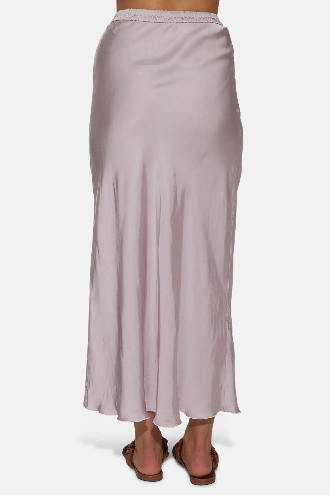 Anya Satin Skirt Mauve