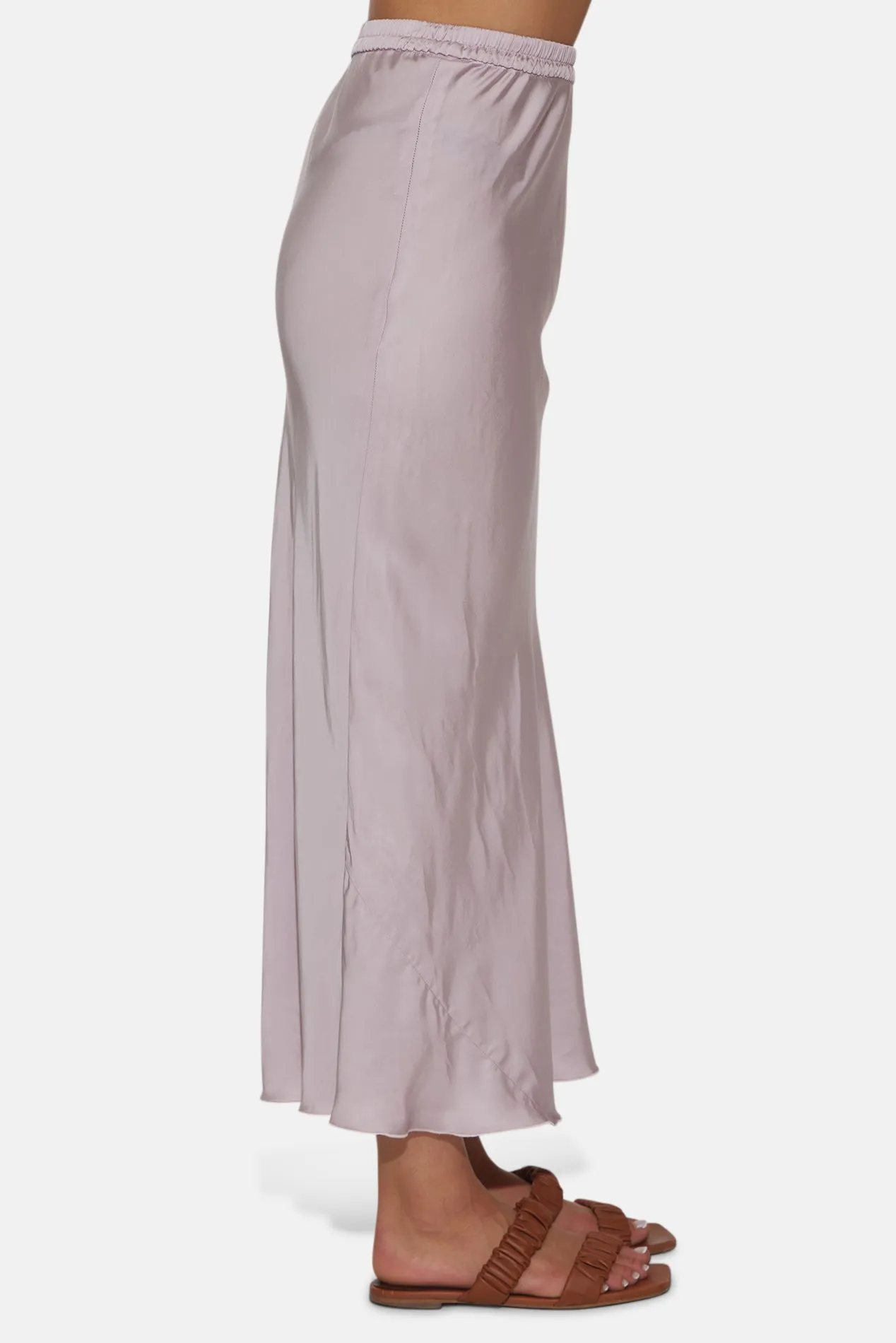 Anya Satin Skirt Mauve