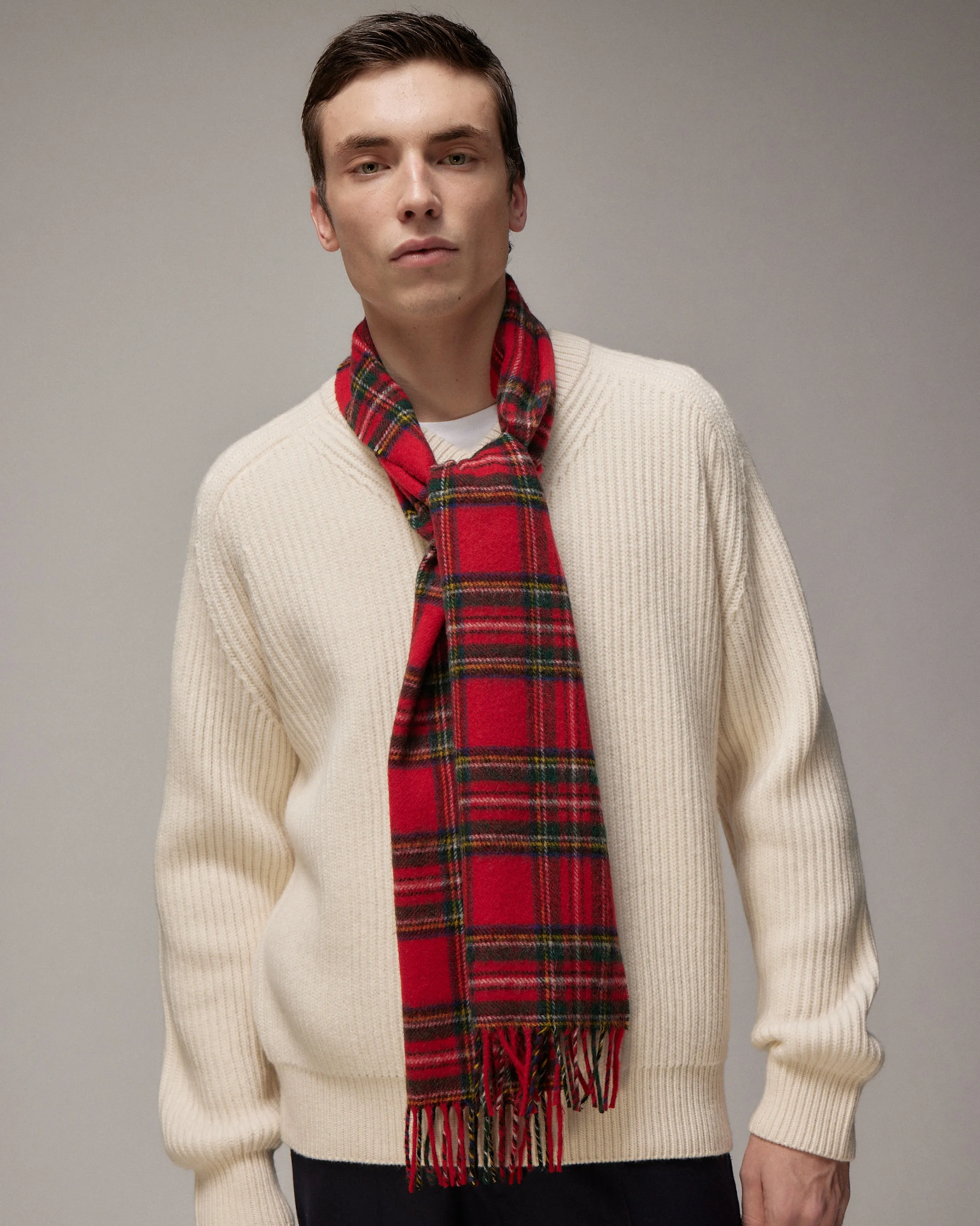Arty - Red - Merino Lambswool