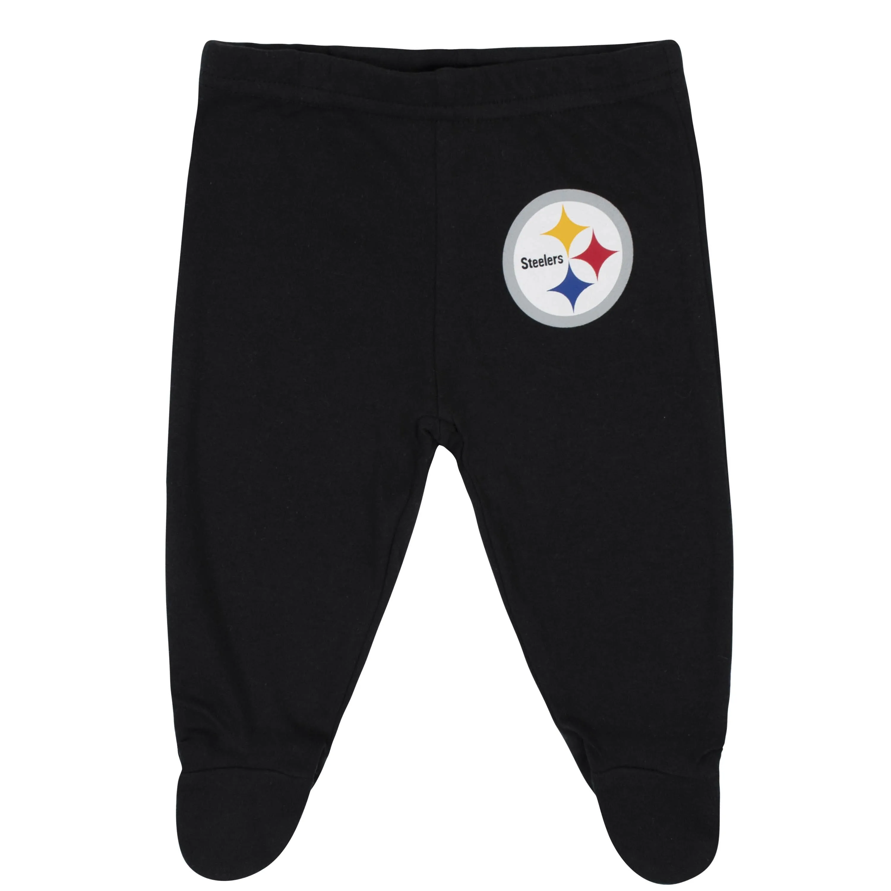 Baby Boys Pittsburgh Steelers 3-Piece Bodysuit, Pant and Cap Set