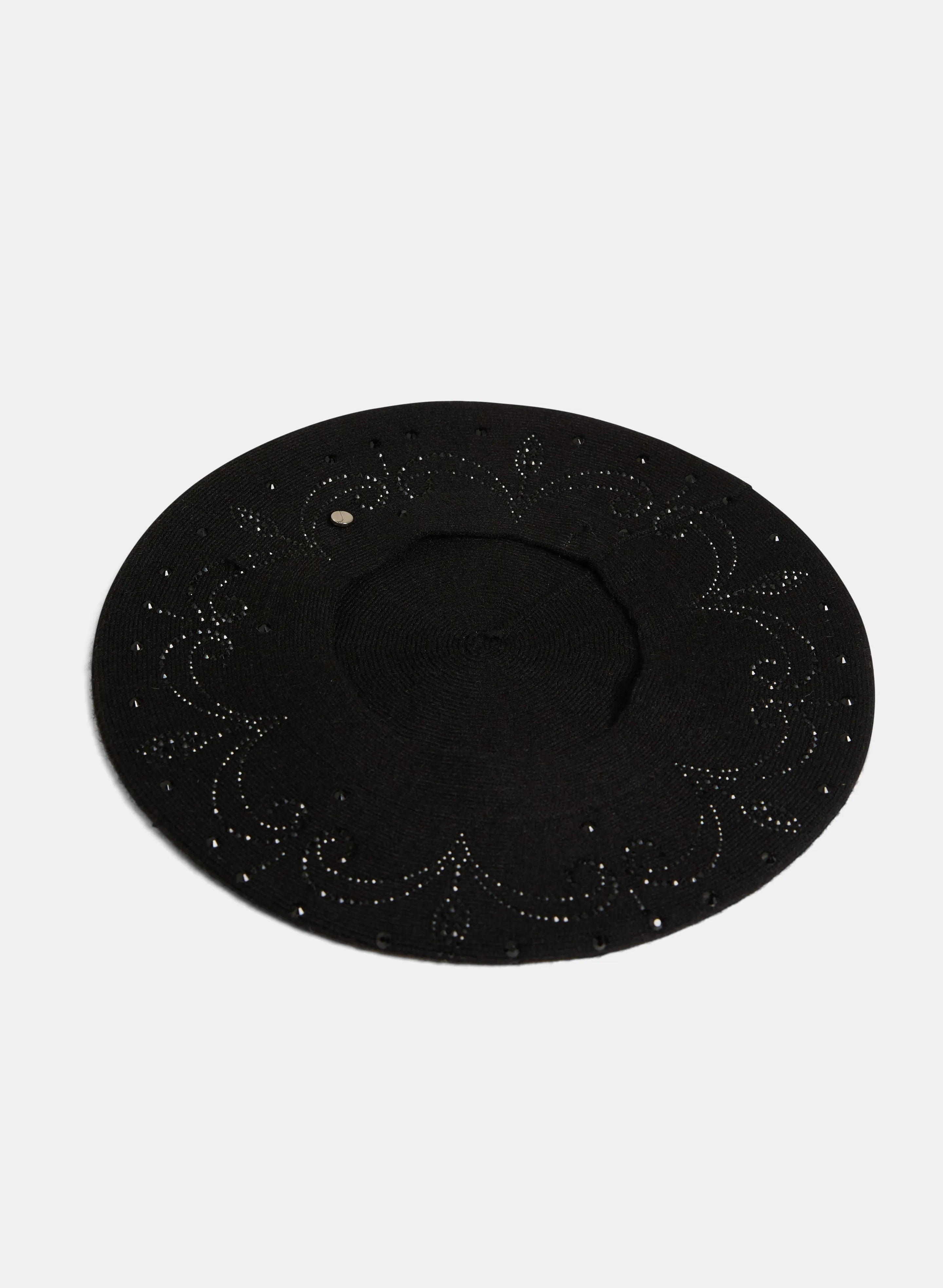 Beaded Knit Beret