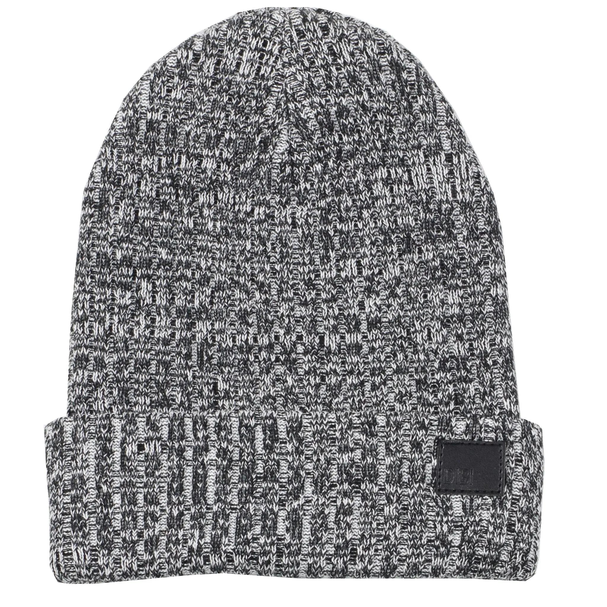 Black & White Melange Beanie