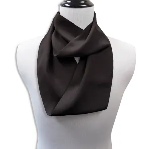Black Charmeuse - Infinity Scarves