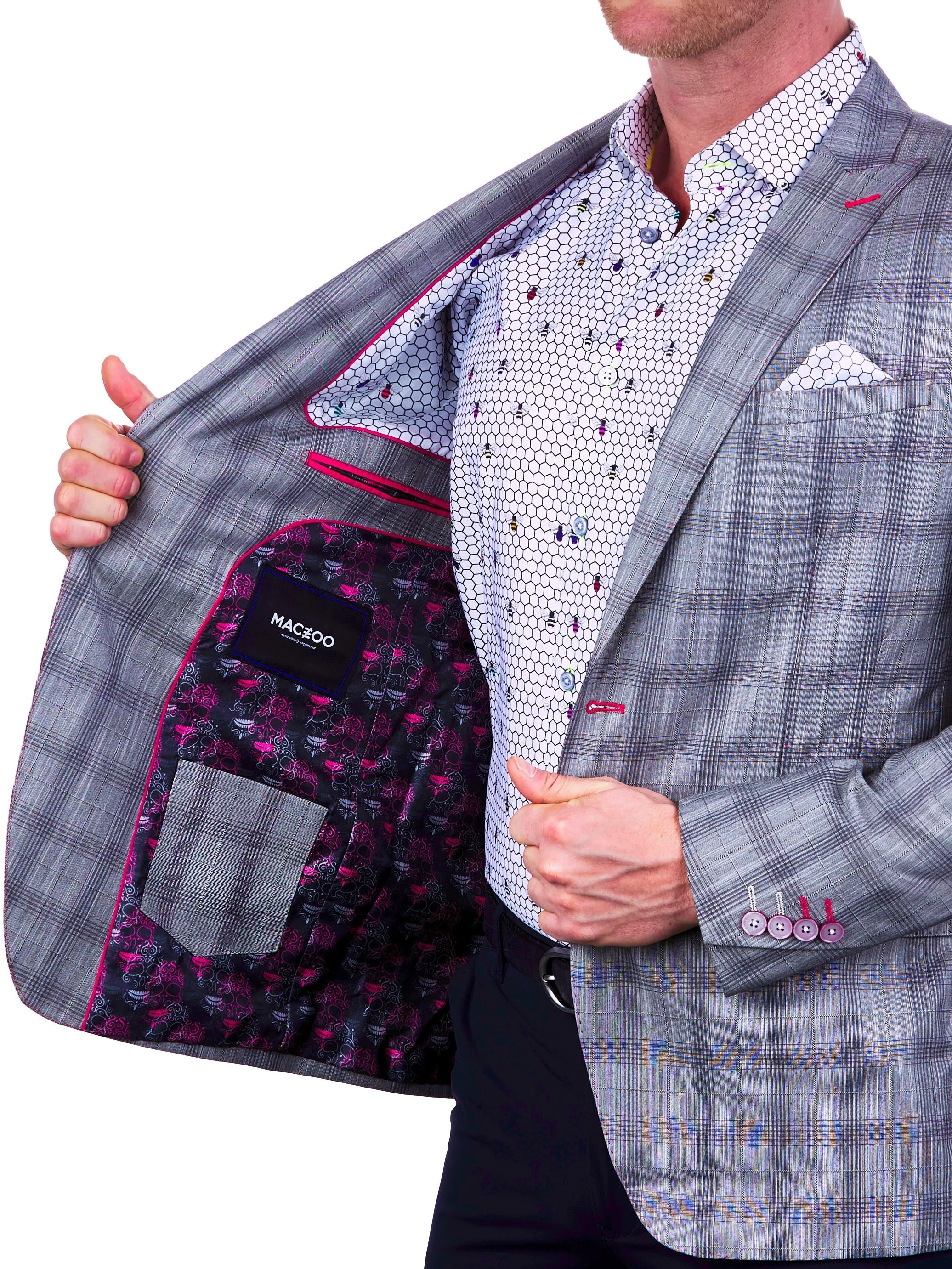 Blazer Bethoven Classic check Grey