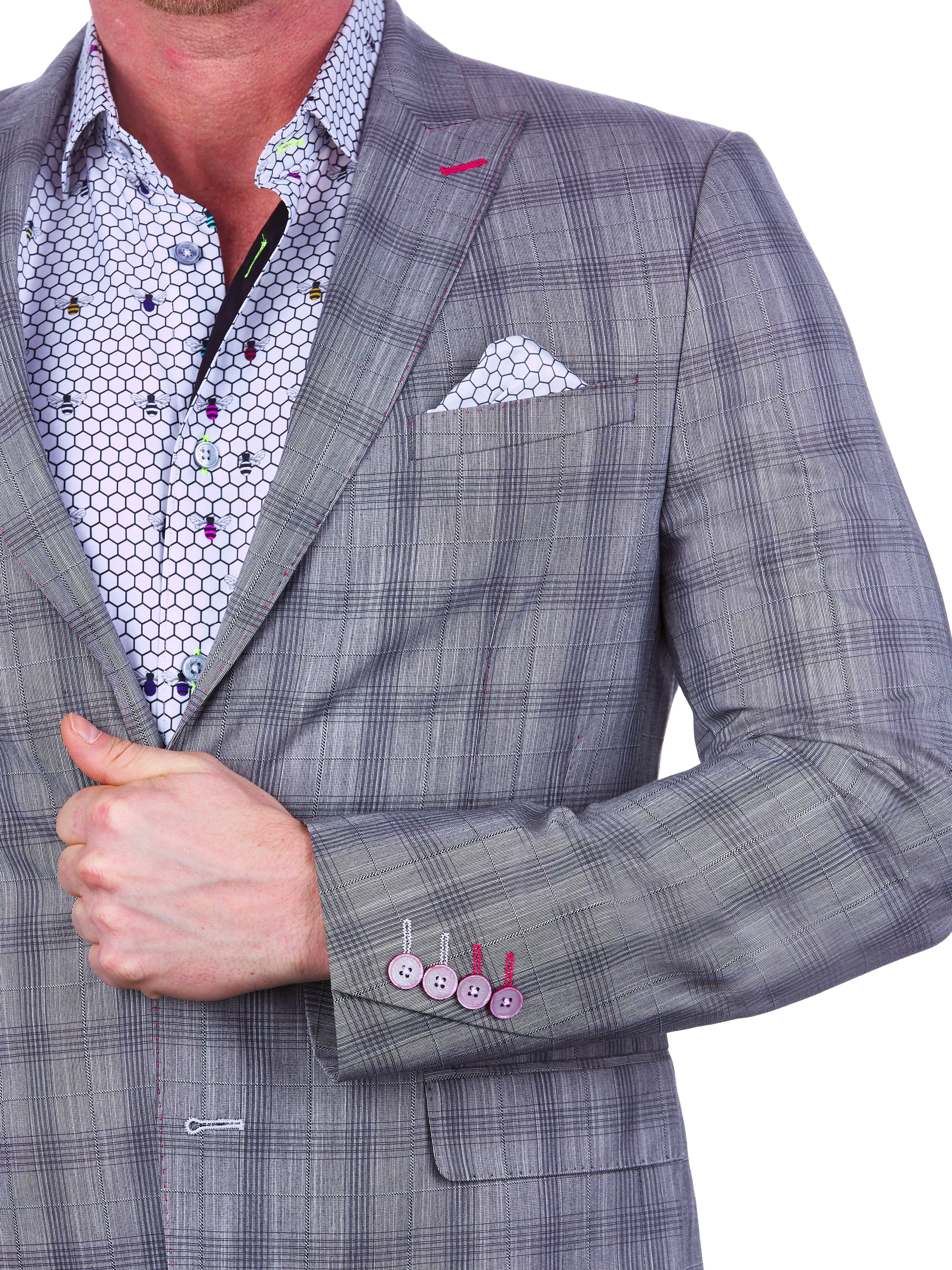 Blazer Bethoven Classic check Grey