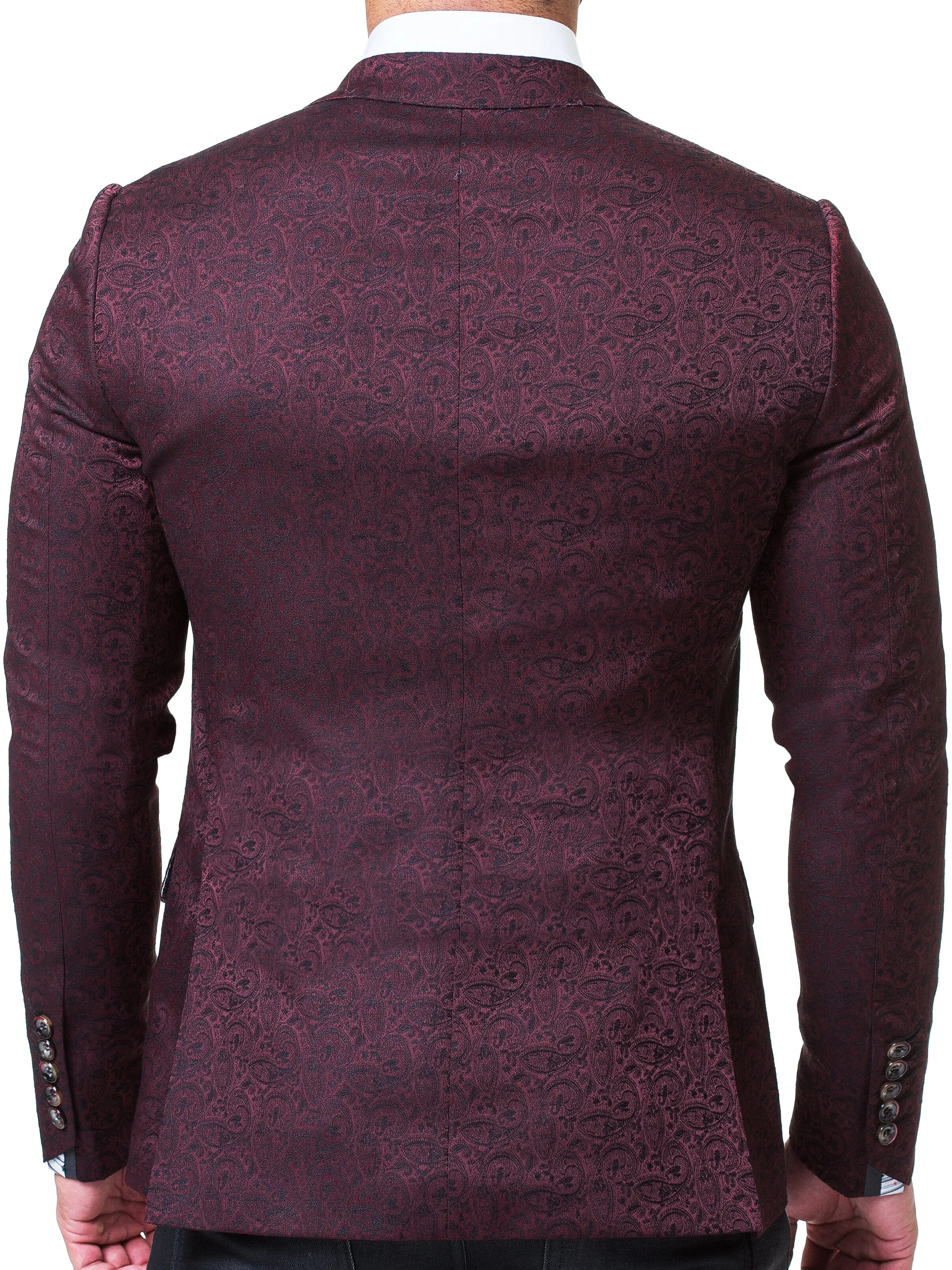Blazer Socrate Paisley Red