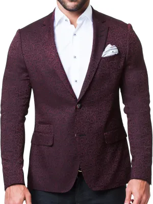 Blazer Socrate Paisley Red