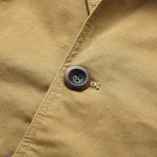 Blazer vintage de couleur unie à revers pour hommes