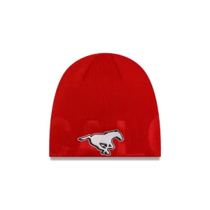 Calgary Stampeders CFL Football New Era Sideline UnCuffed Knit Beanie Hat - Red
