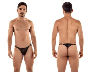 CandyMan 99421X Lace G-String Thongs Color Black
