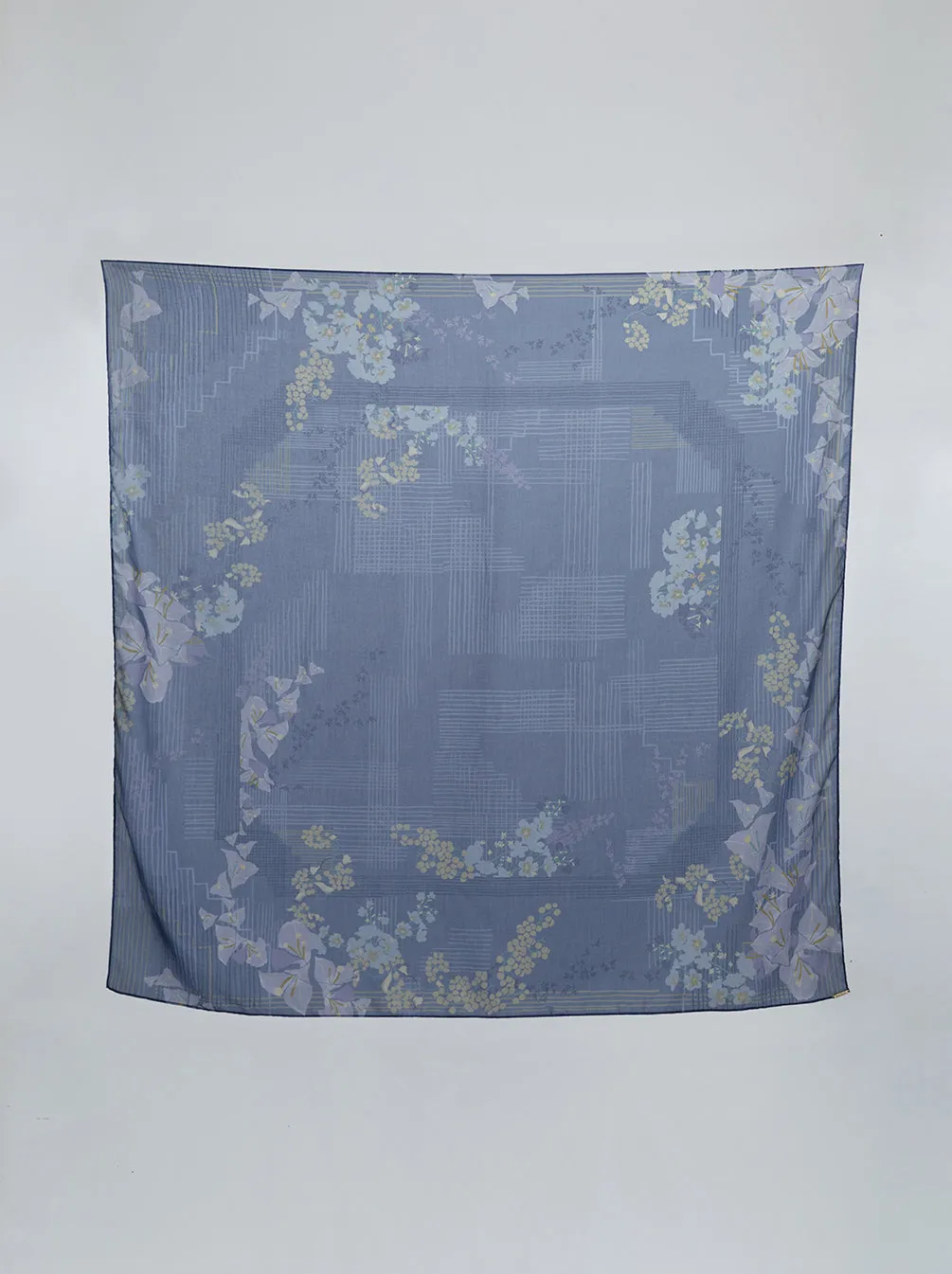 CHARAKA SCARF PALE BLUE