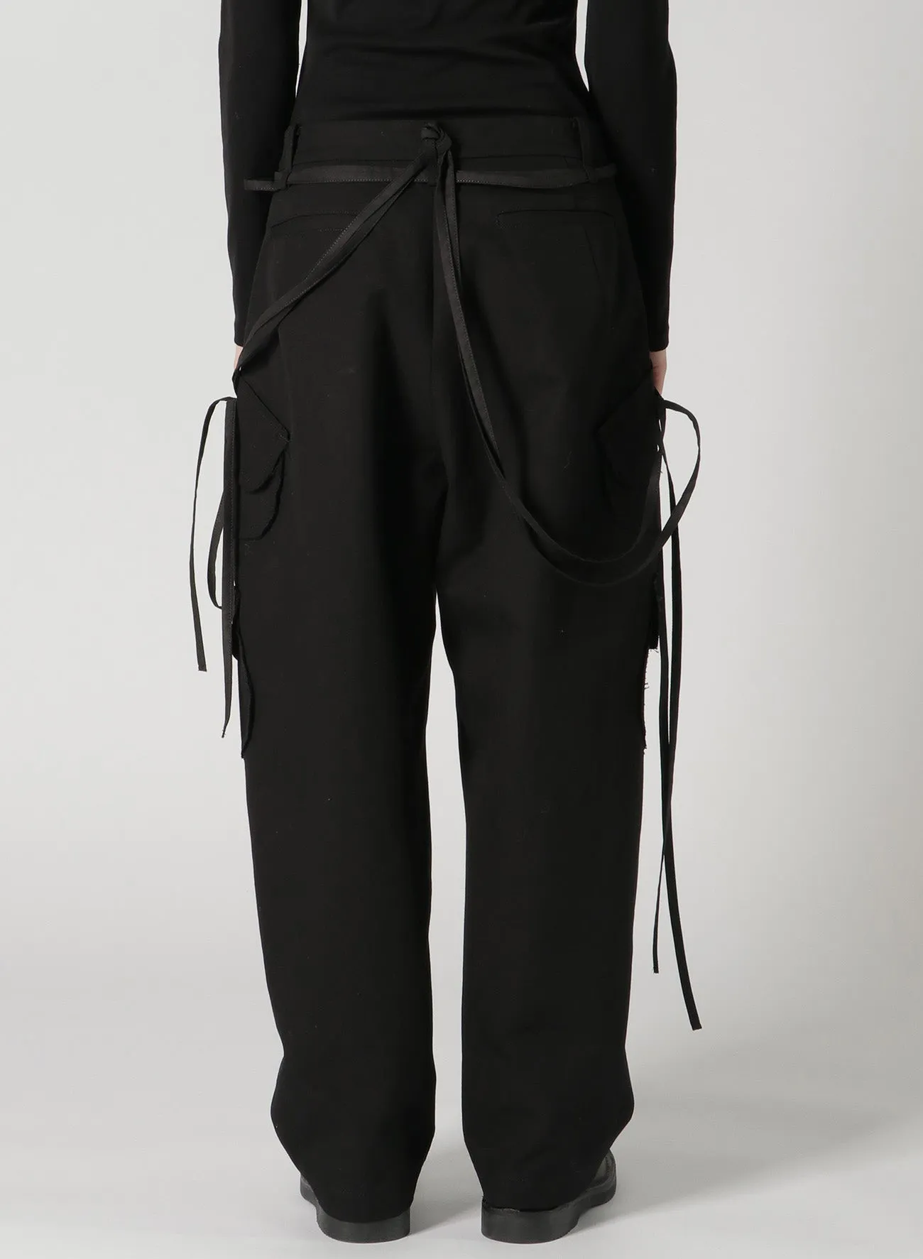 COTTON CANVAS CARGO PANTS