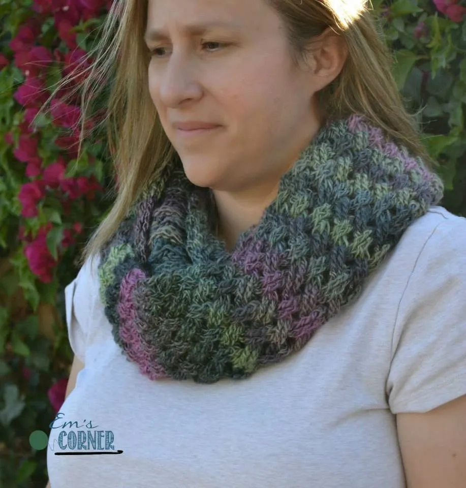 Crochet Pattern for Diagonal Weave Infinity Scarf or Cowl | Crochet Scarf Pattern | Scarf Crocheting Pattern | DIY Written Crochet Instructions