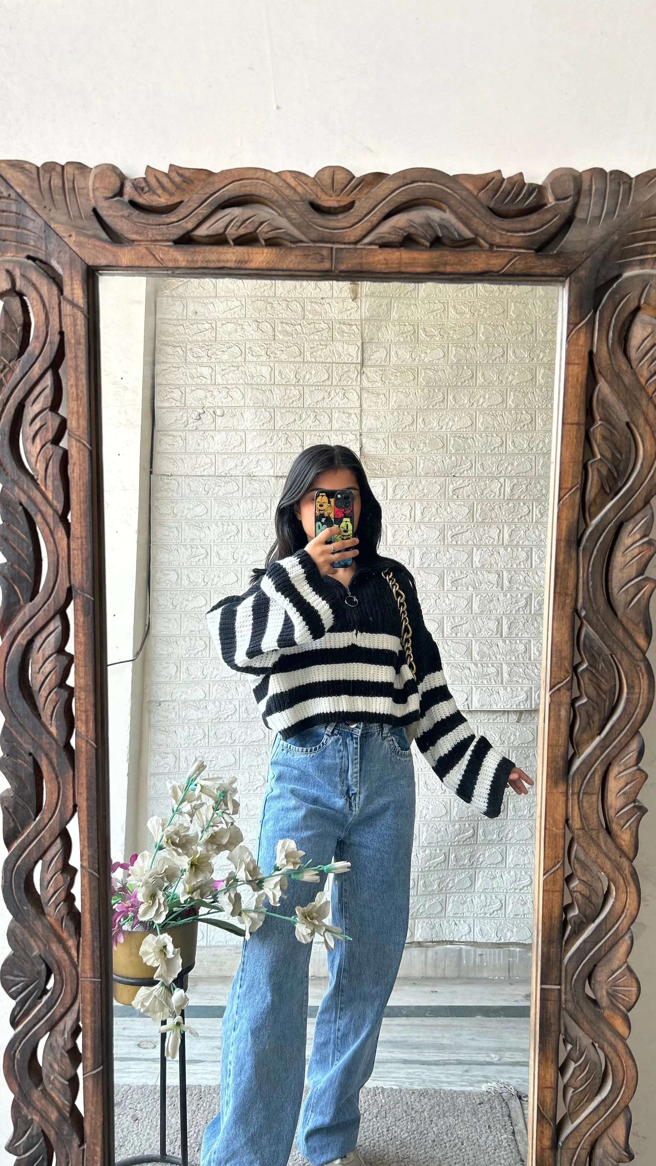 Crop sweater M