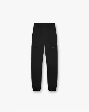 Cuffed Cargo Pant - Black