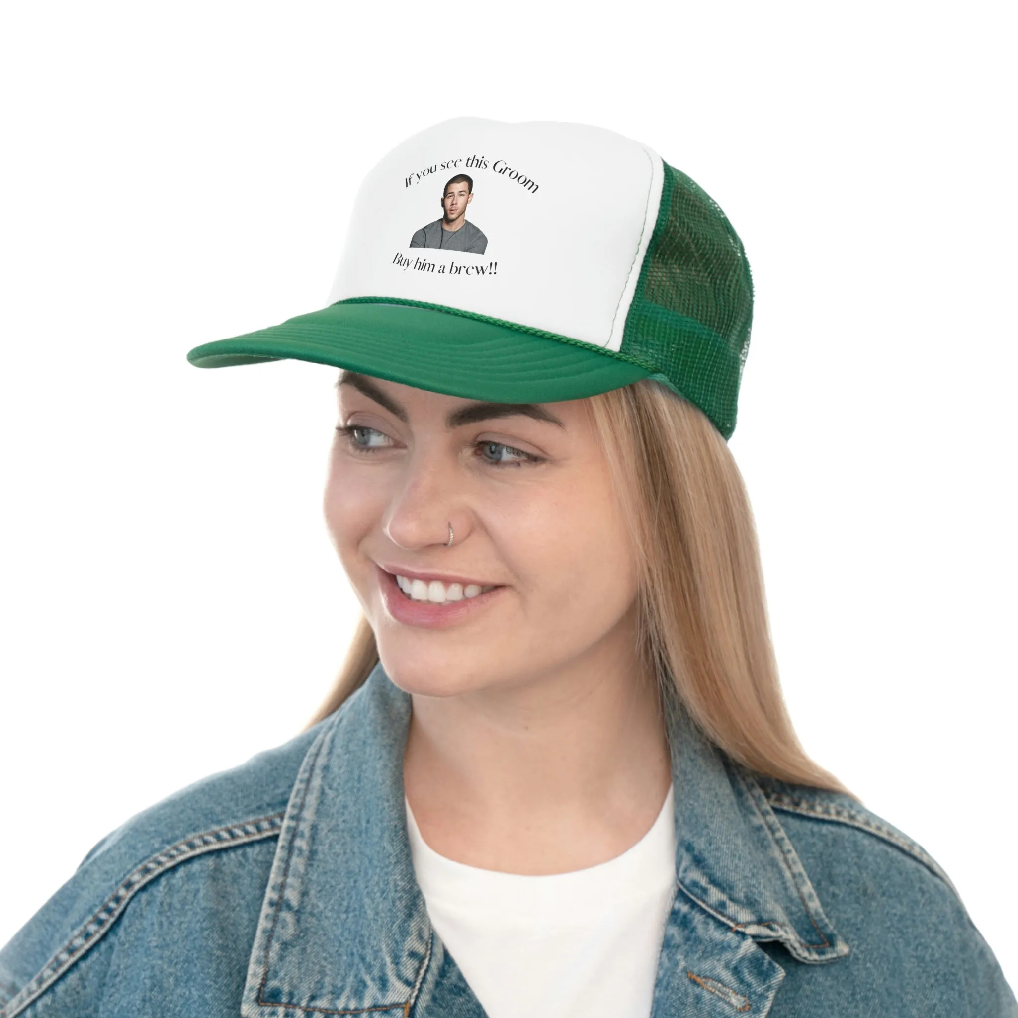 Customized Trucker Caps - For ANY Party - Bachelor/Bachelorette Parties - Fully DIY Customizable