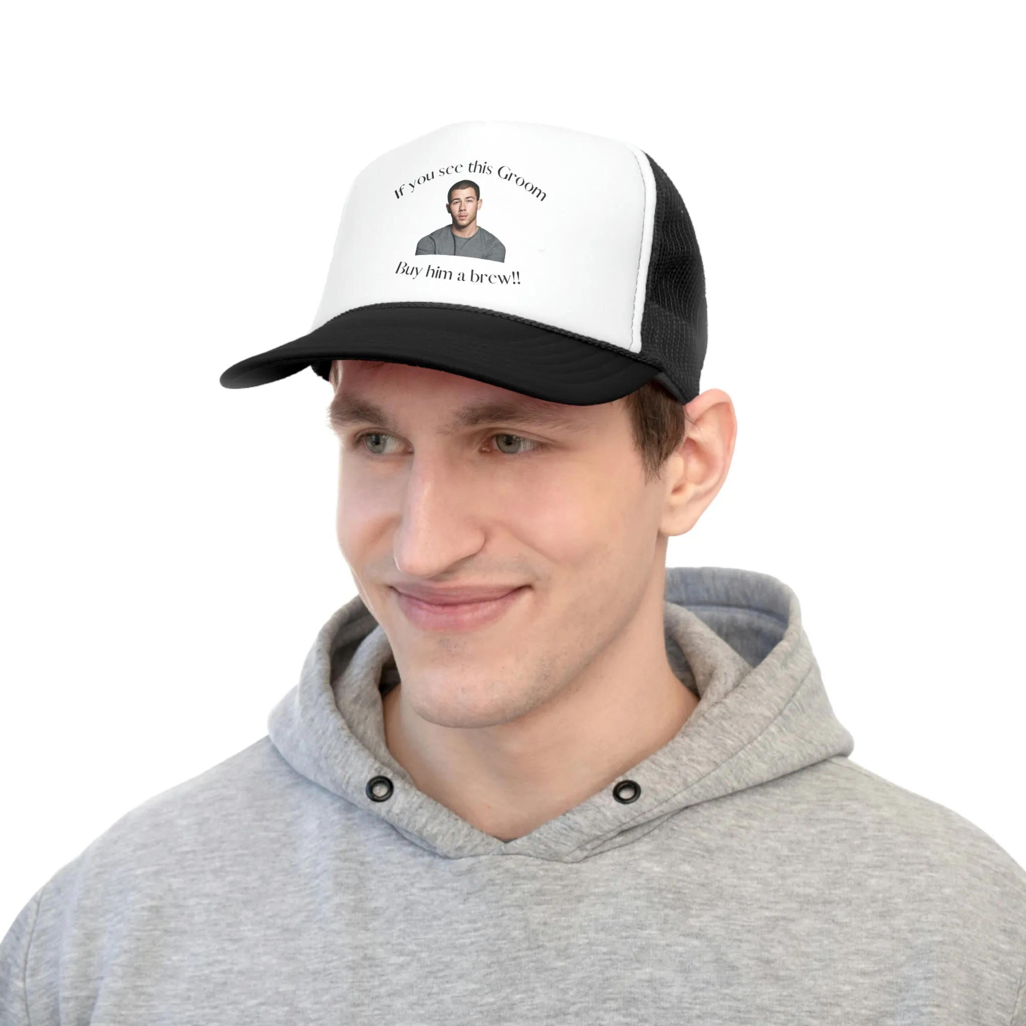 Customized Trucker Caps - For ANY Party - Bachelor/Bachelorette Parties - Fully DIY Customizable