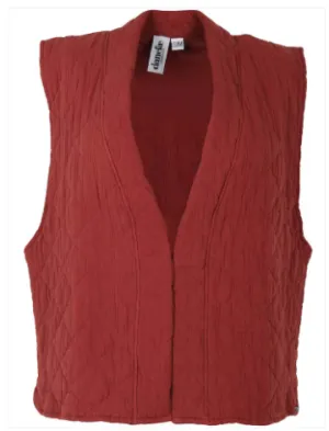 Danefae danevibeke quilt vest swedish red
