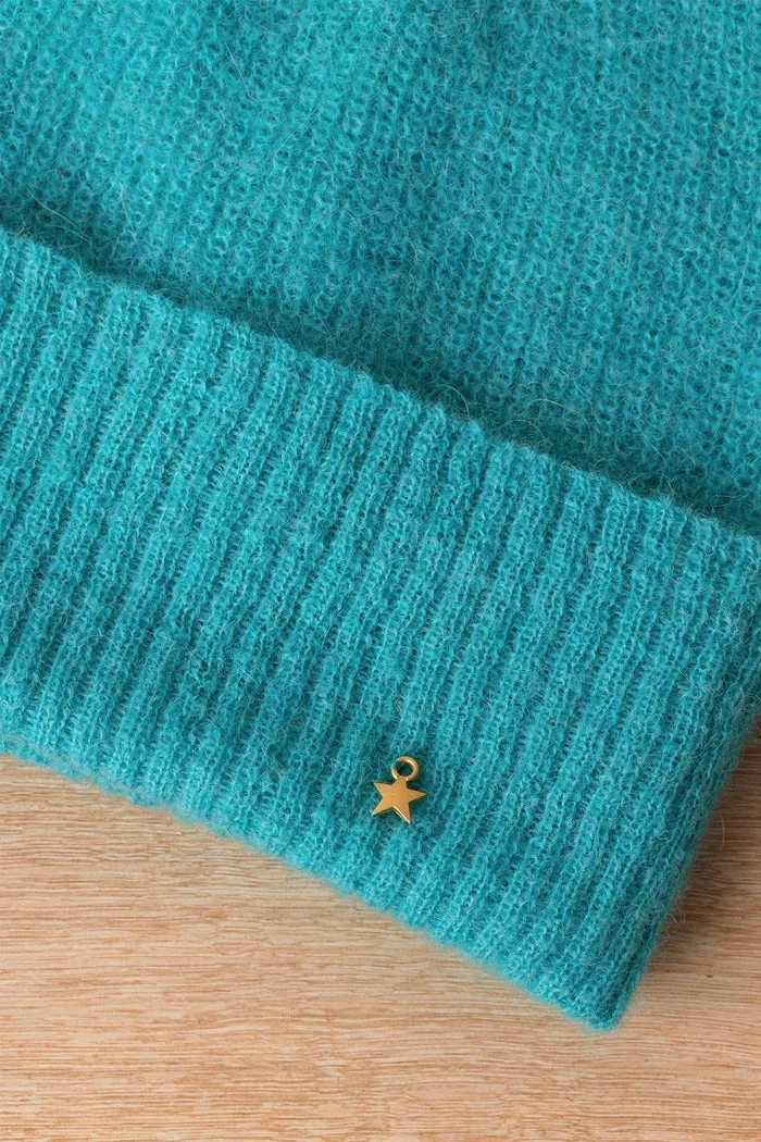 DES PETITS HAUTS - Cristo Beanie - Turquoise
