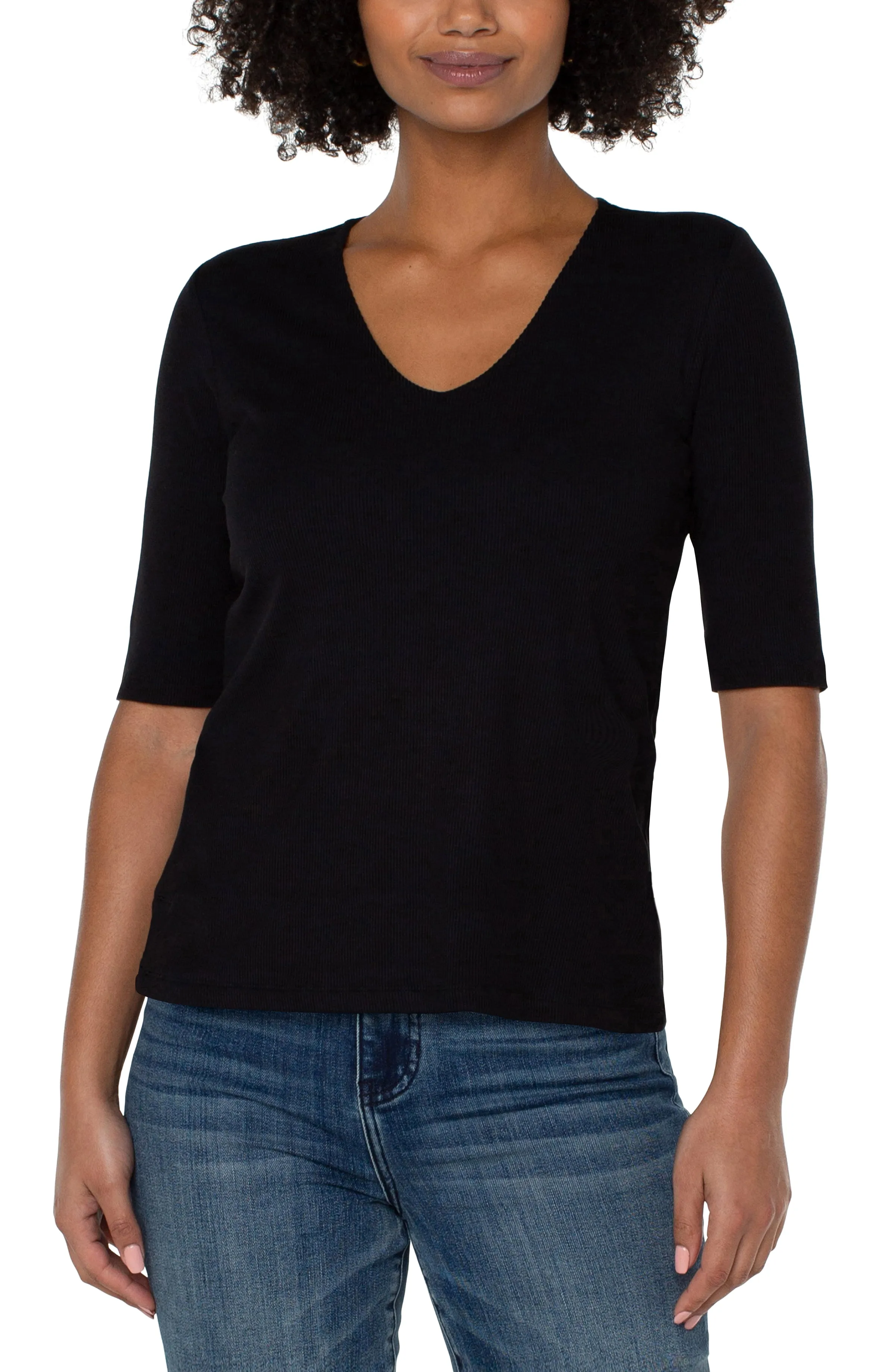 Double Layer V Neck