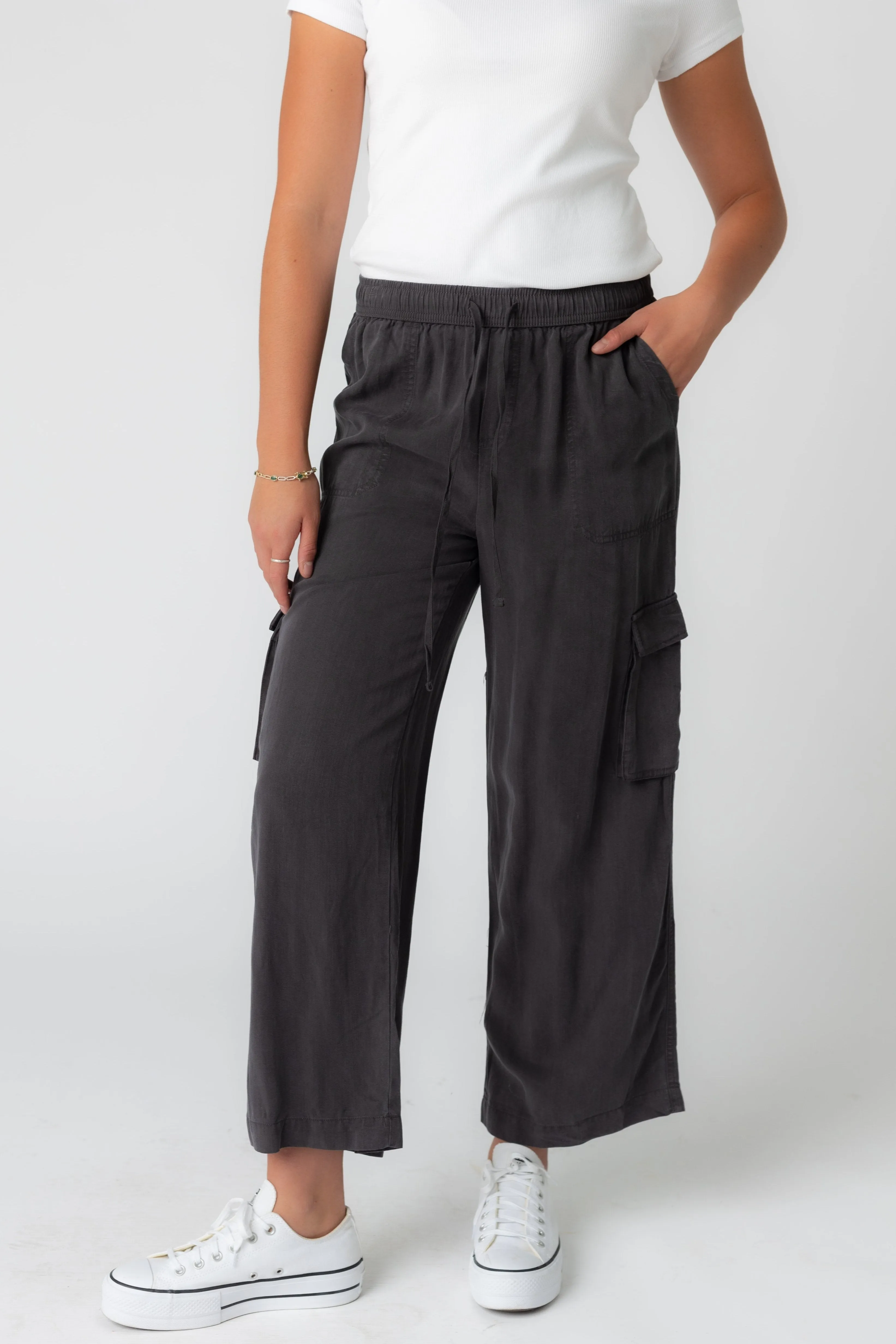 Drawstring Cargo Pants