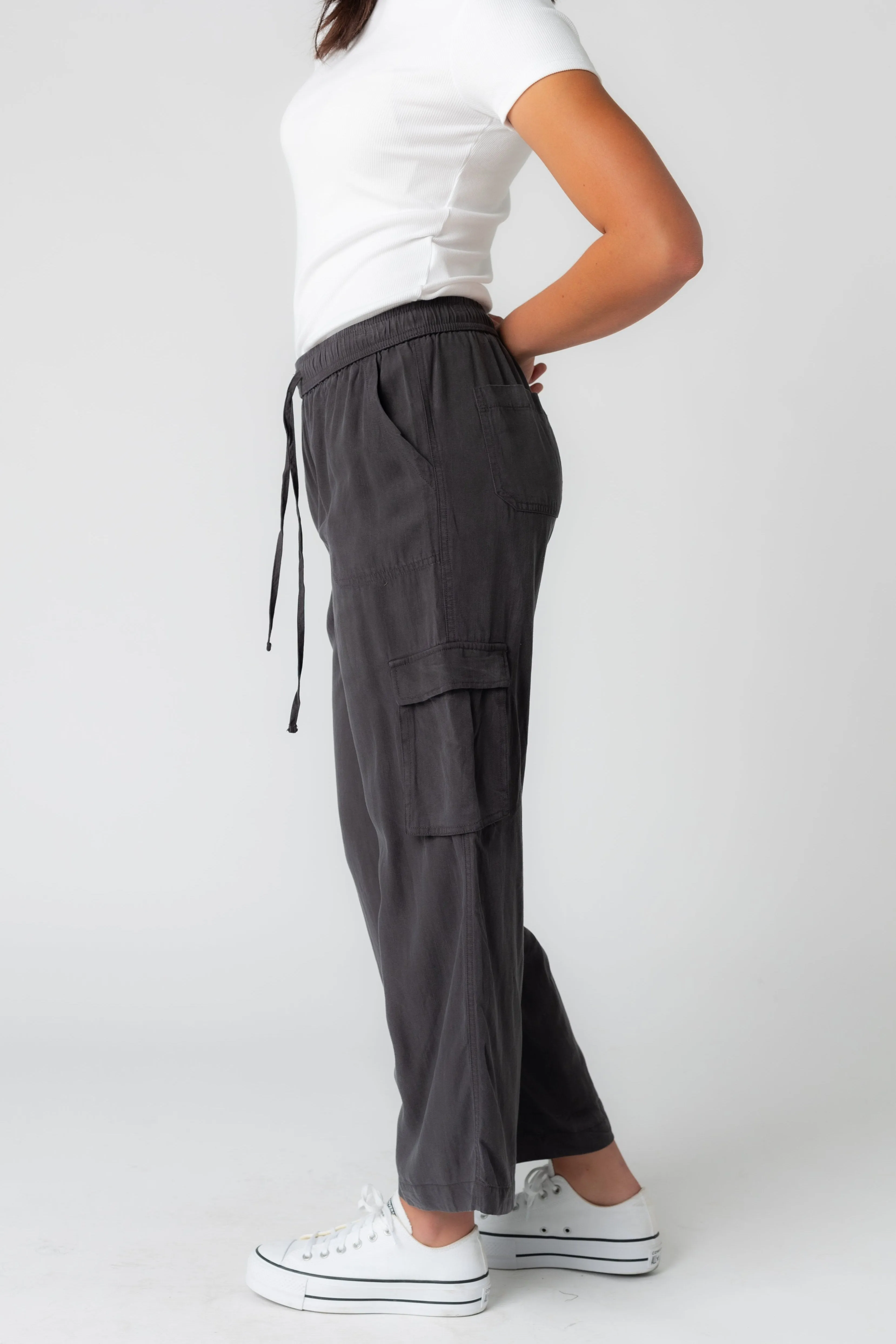 Drawstring Cargo Pants