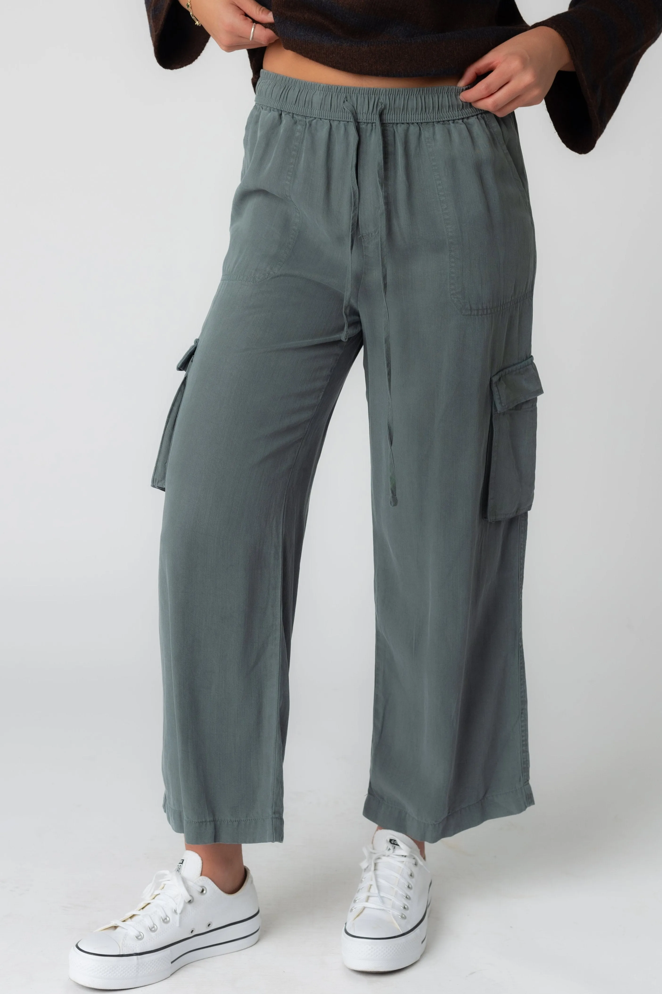 Drawstring Cargo Pants