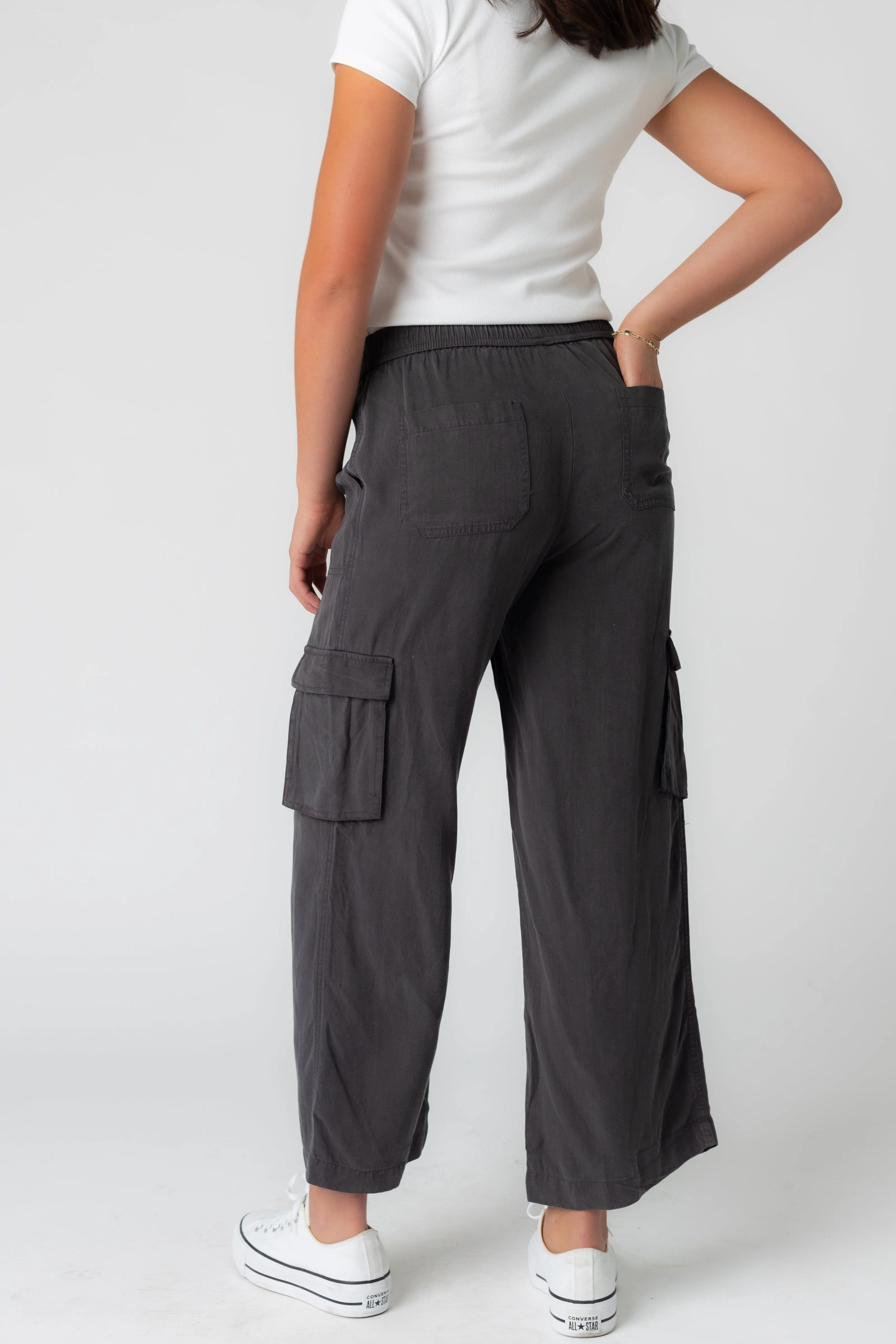 Drawstring Cargo Pants