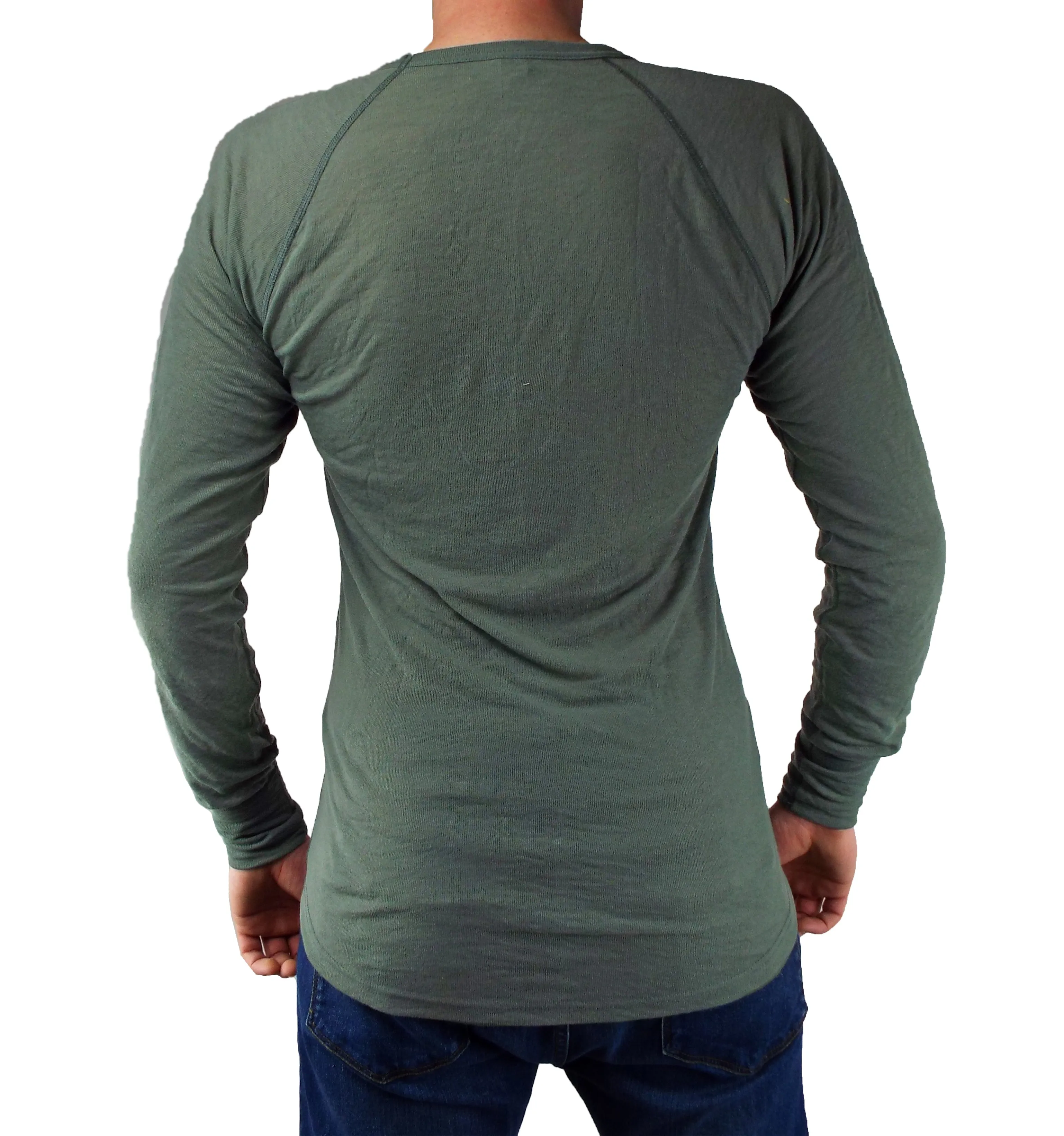 Dutch Military - Long-sleeve Thermal Crew-Neck Base Layer - Grey - Grade 1