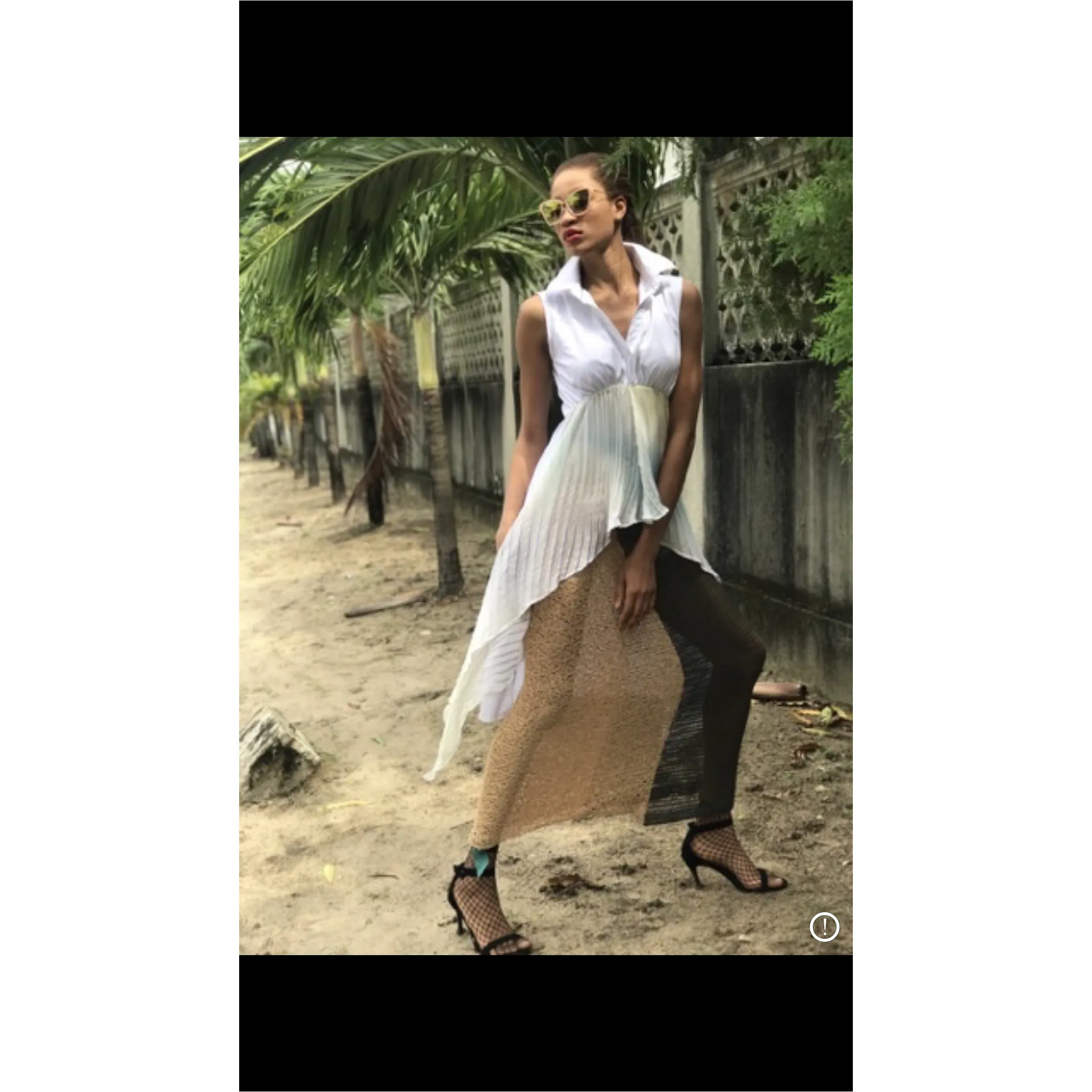 Eko Babe Combo Mesh Skirt