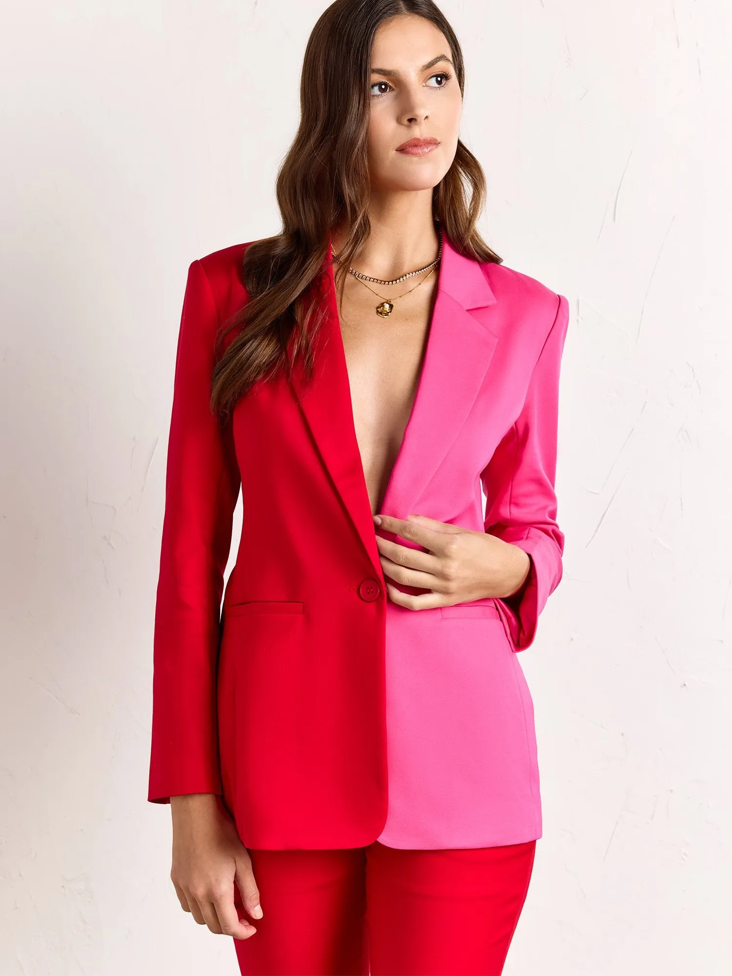 English Factory Colorblock Boyfriend Blazer - Brands We Love