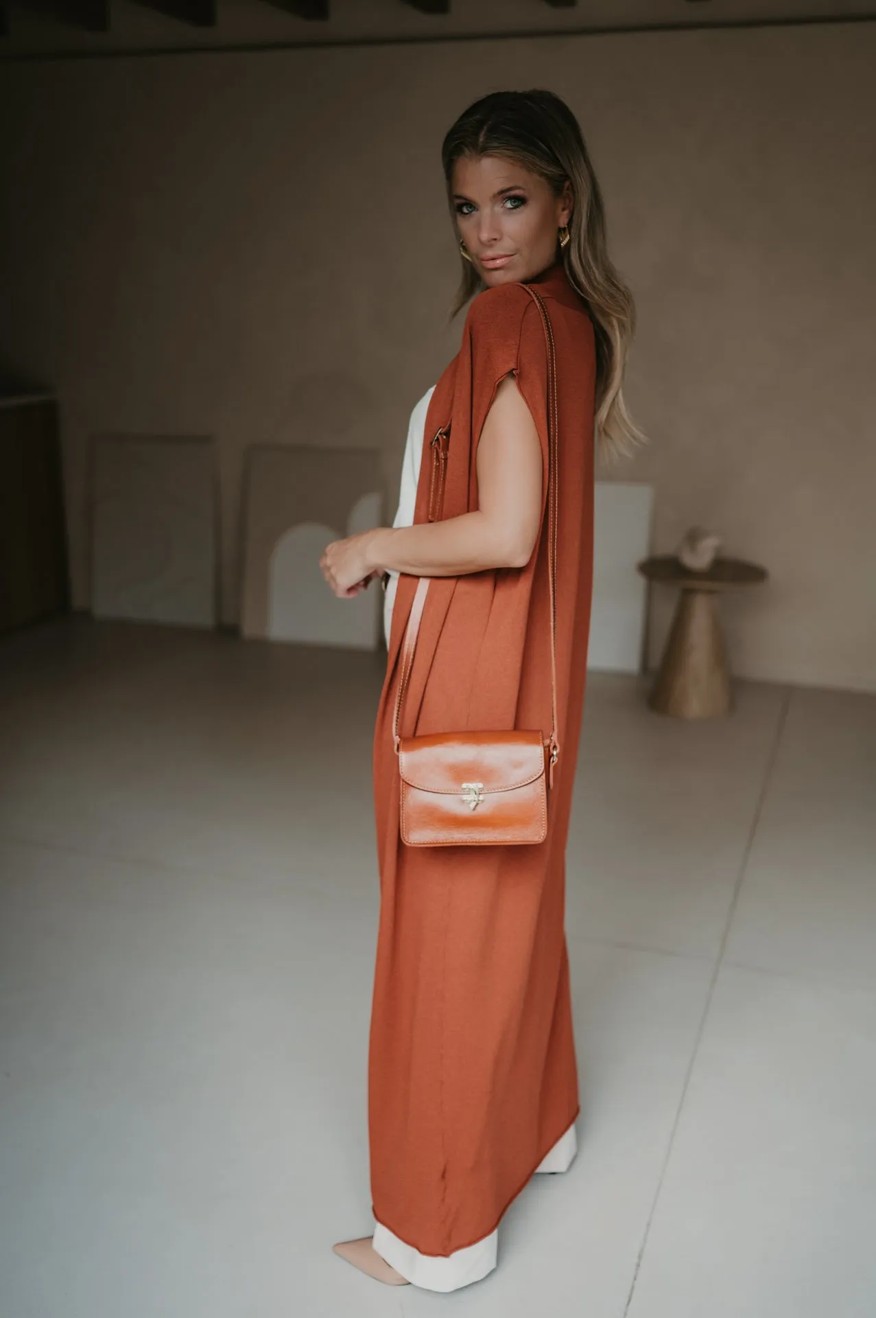 Fidero gilet I Terracota