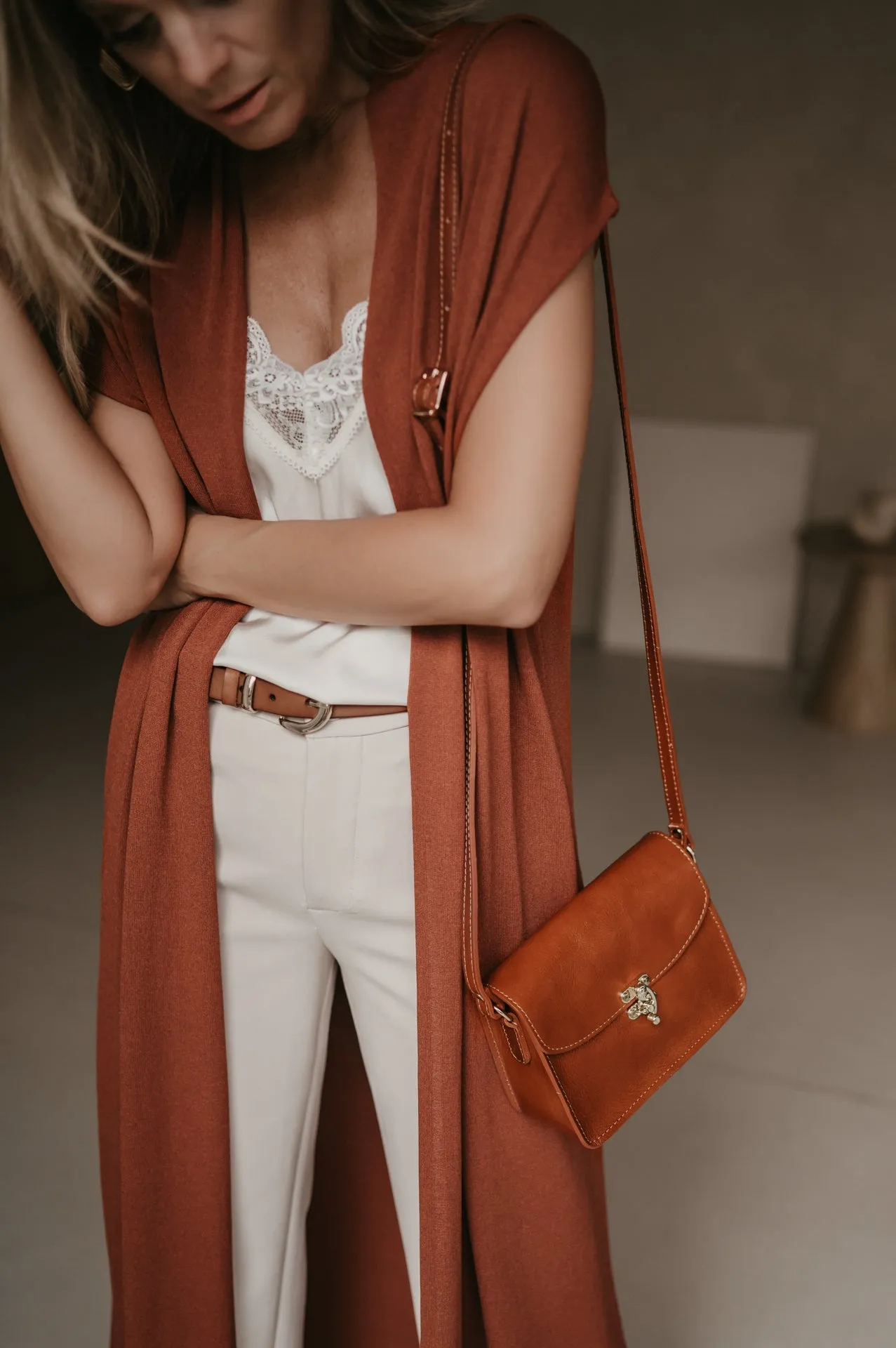 Fidero gilet I Terracota