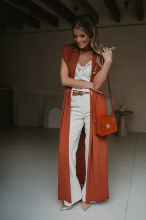 Fidero gilet I Terracota