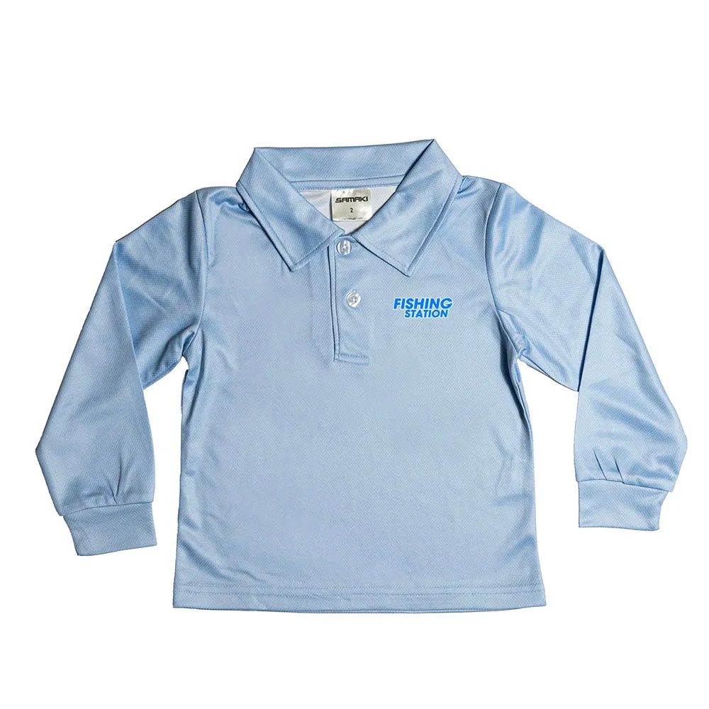 Fishing Station Mahi Mahi Collared Shirt - Kids