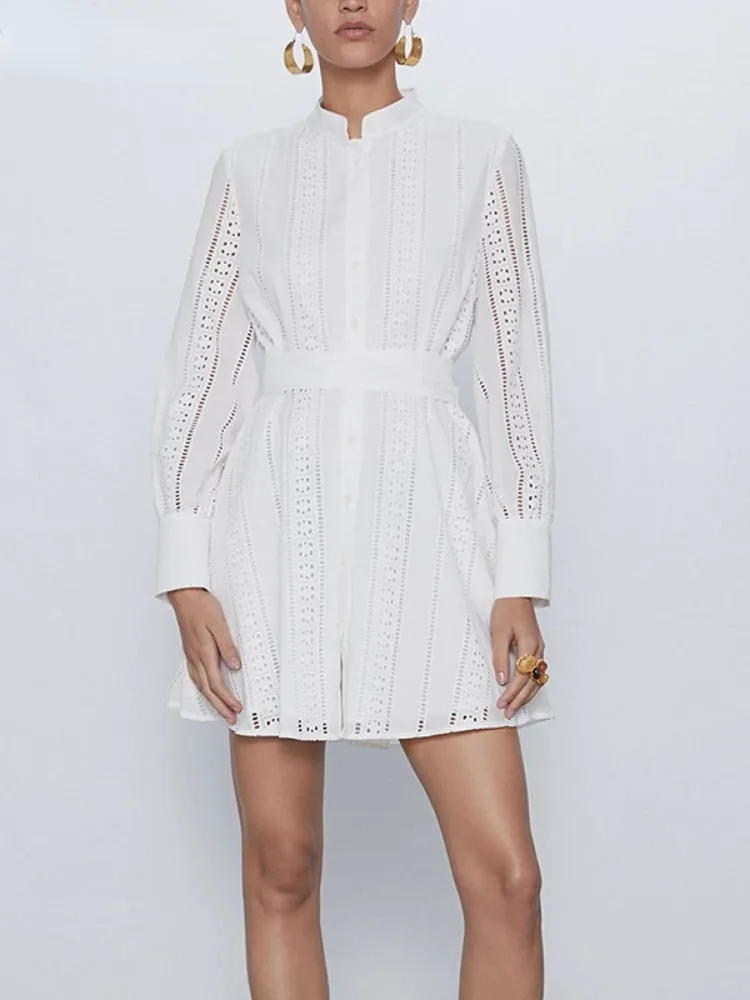 FLYTONN-Sexy spring and summer dresses, party dresses, graduation gifts,Ansel Lace Mini Dress