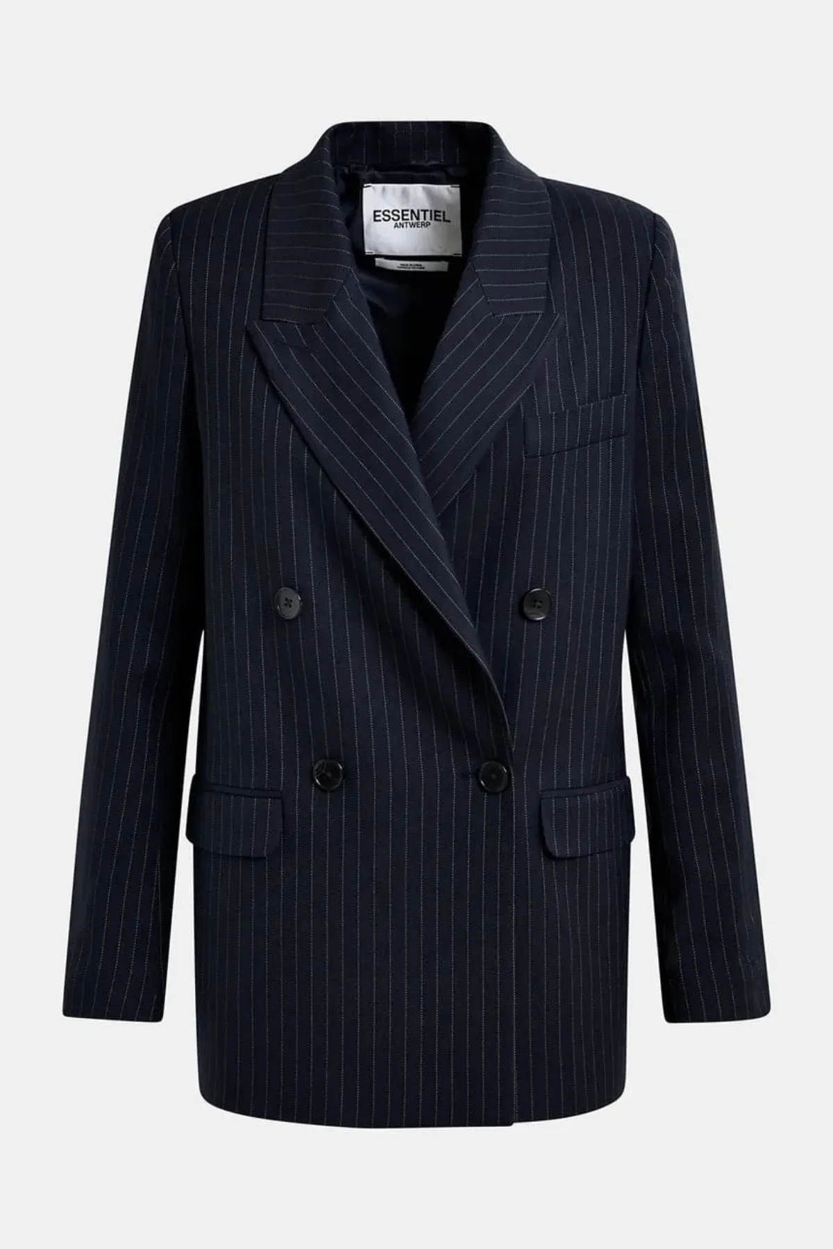GRAFFITI DOUBLE BREAST BLAZER NAVY