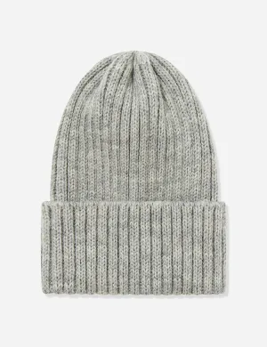 Highland 2000 Ribbed Beanie Hat - Heather Grey